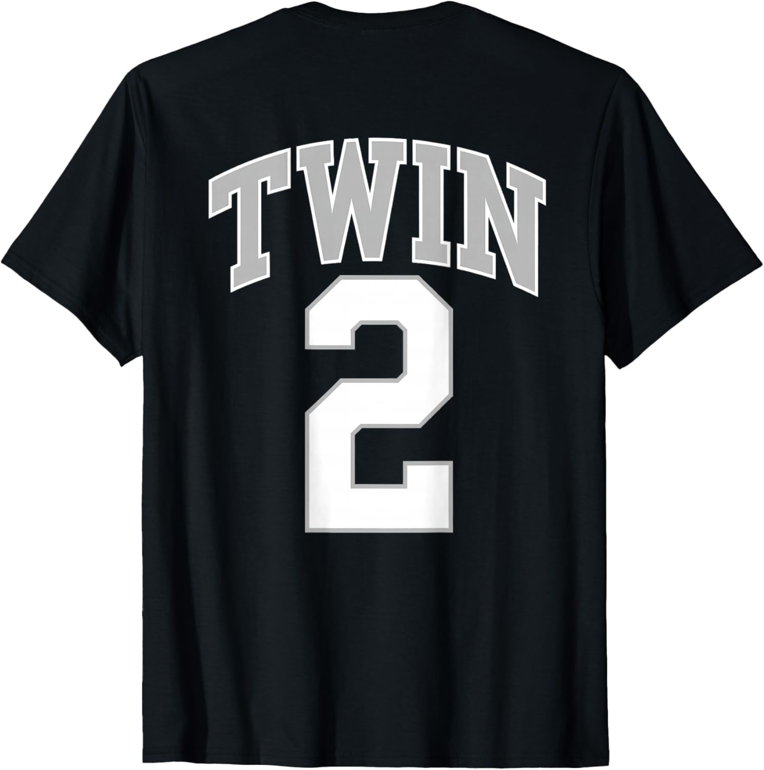 Matching Funny TWIN 1 and TWIN 2 Adult and Kids Jerseys T-Shirt Set - 14