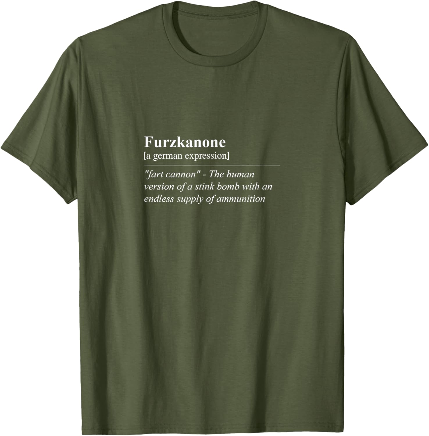 Funny Furzkanone T-Shirt - Quirky German Phrase Tee for Laughs - 5