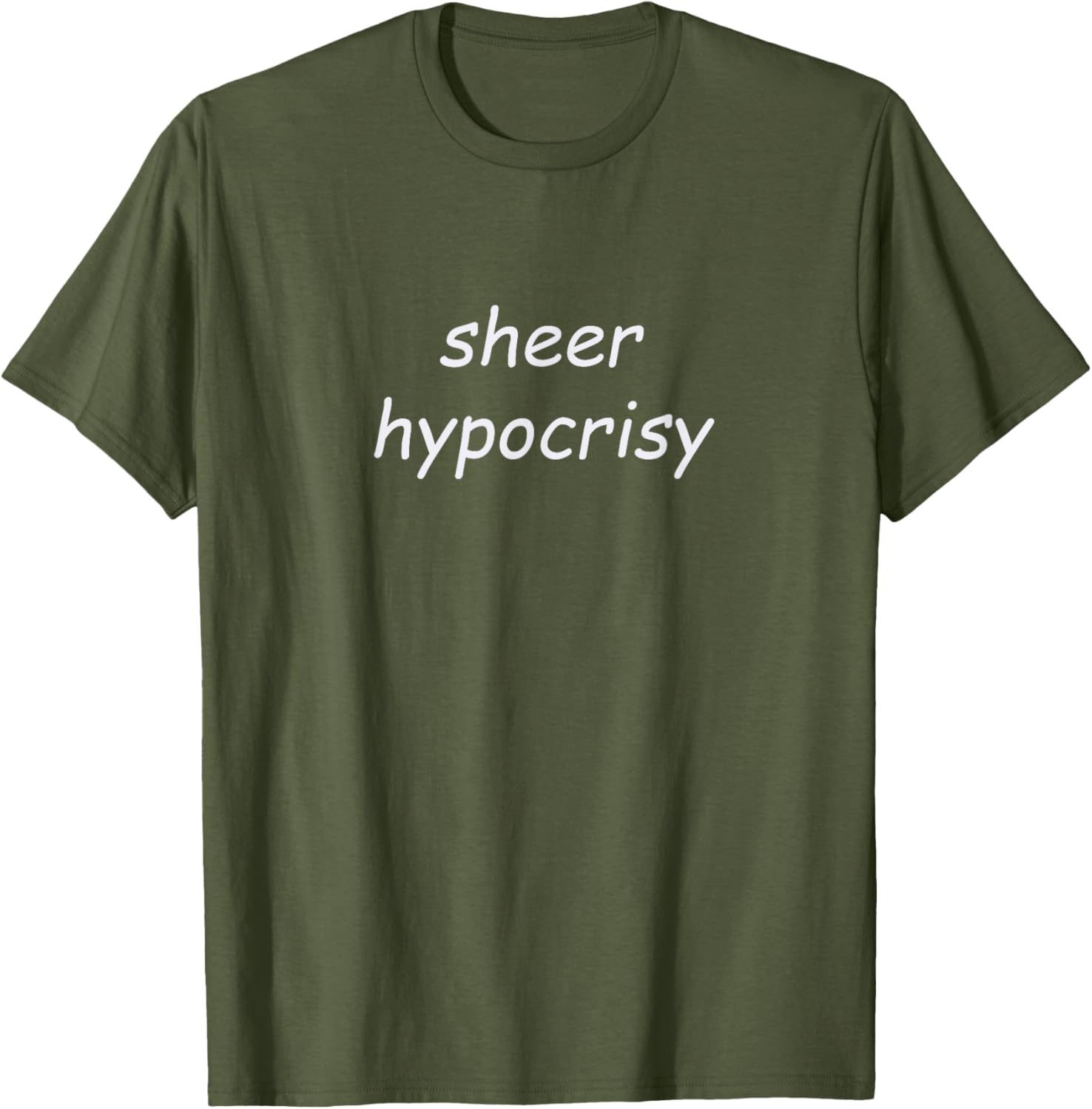 Sheer Hypocrisy T-Shirt for Trendy Style and Comfort in Fashion Apparel - 5