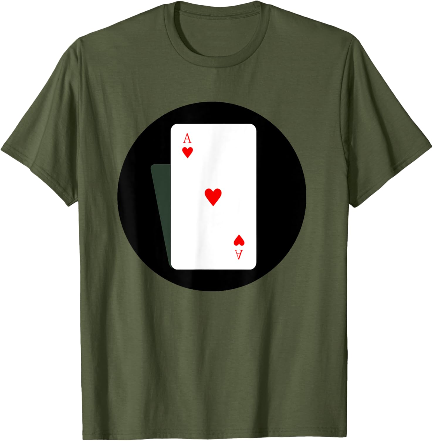 Ace of Hearts T-Shirt for Stylish Comfort in Clothing and Accessories - 1
