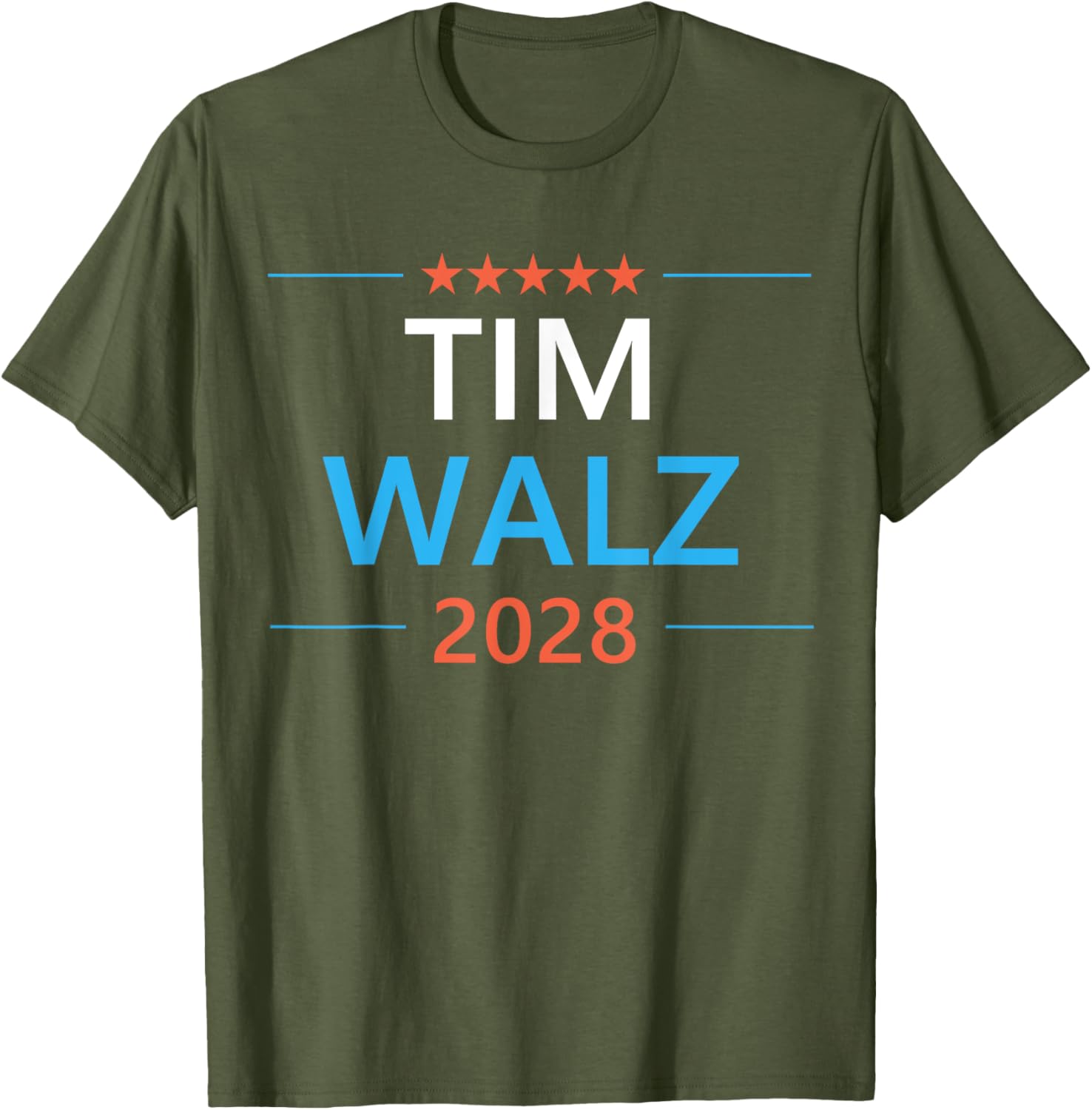 Tim Walz 2028 Presidential Campaign T-Shirt for Supporters and Fans - 10