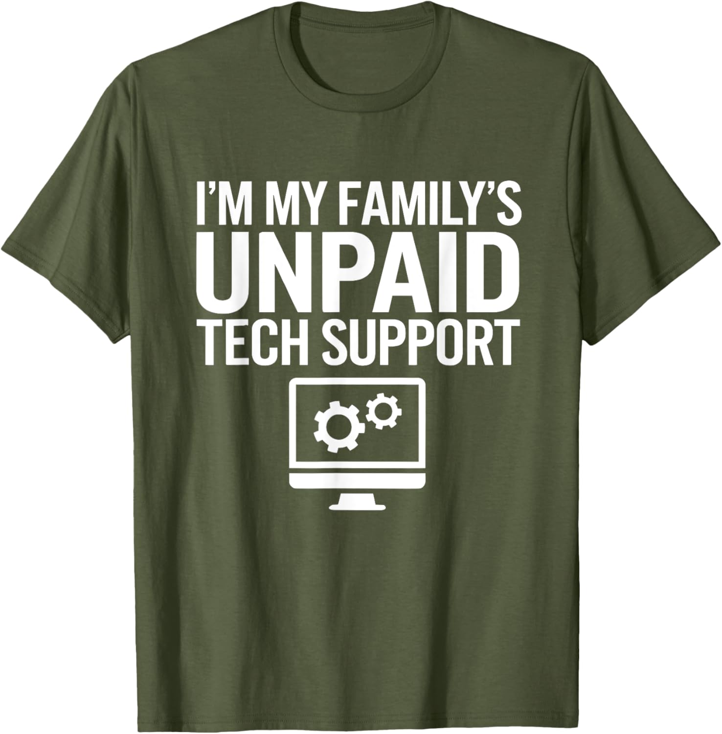 Funny Unpaid Tech Support T-Shirt for Computer Engineers Family Gift - 28