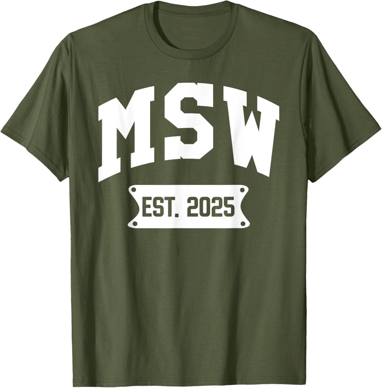 MSW 2025 Graduation T-Shirt for Master of Social Work Alumni - 19
