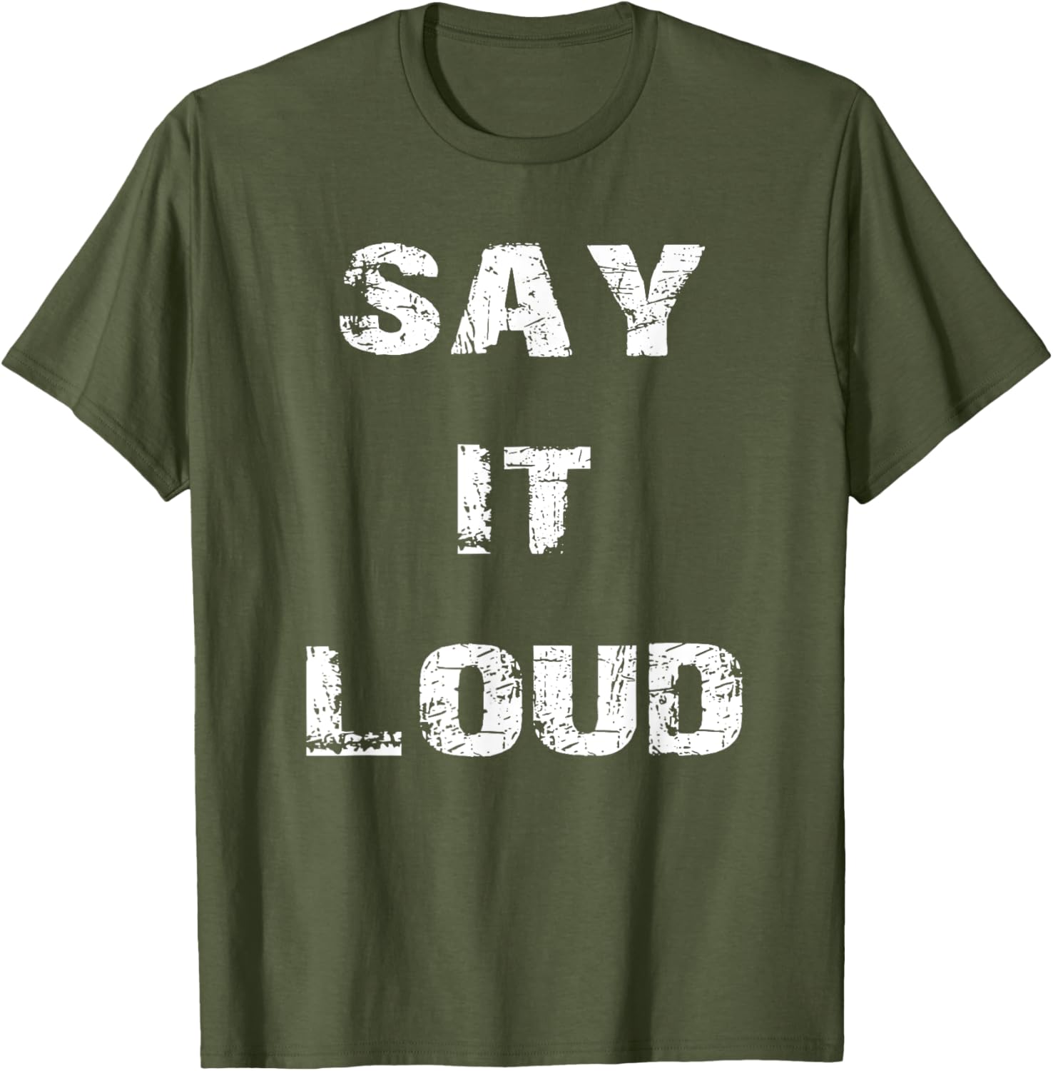 Say It Loud T-Shirt Stylish Graphic Tee for Bold Fashion Statements - 4