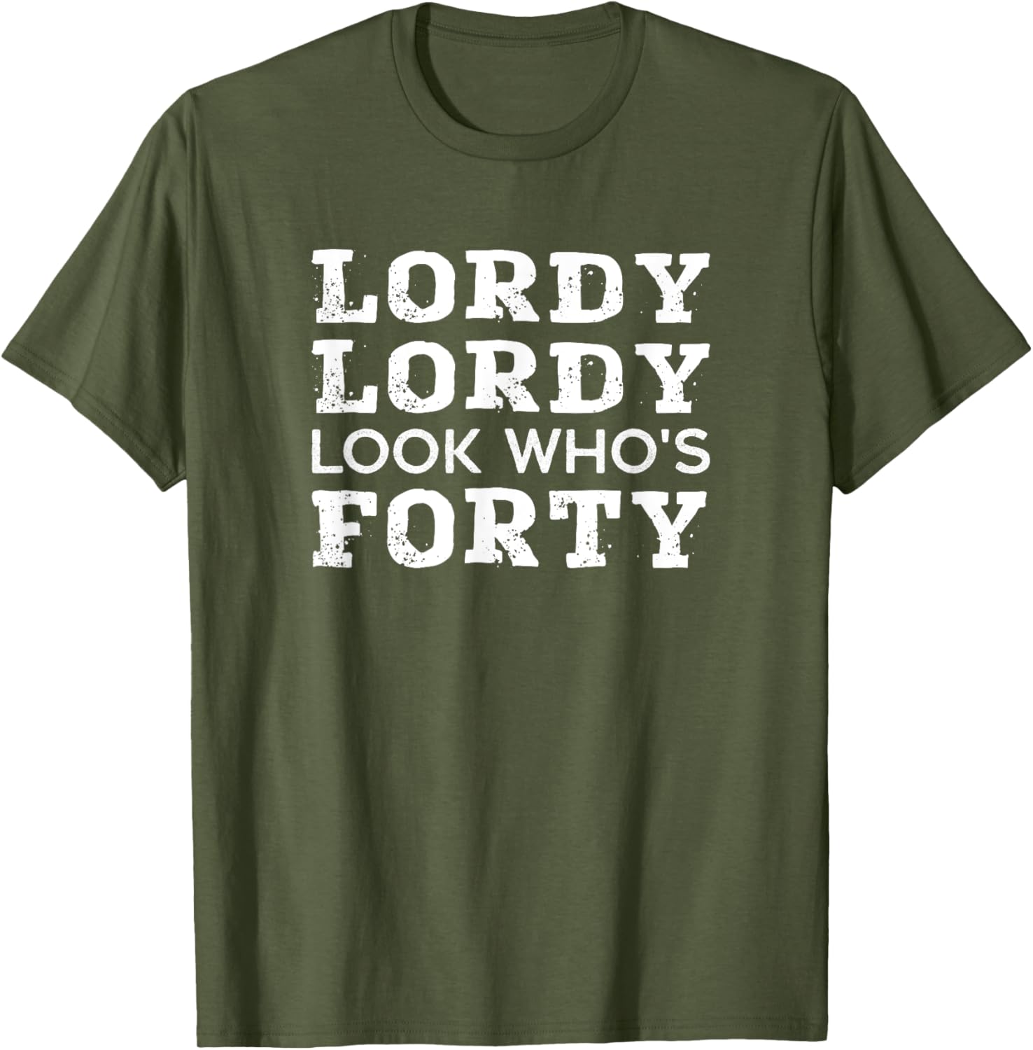 Lordy Lordy Look Who's 40 T-Shirt Perfect Birthday Gift for Him or Her - 2