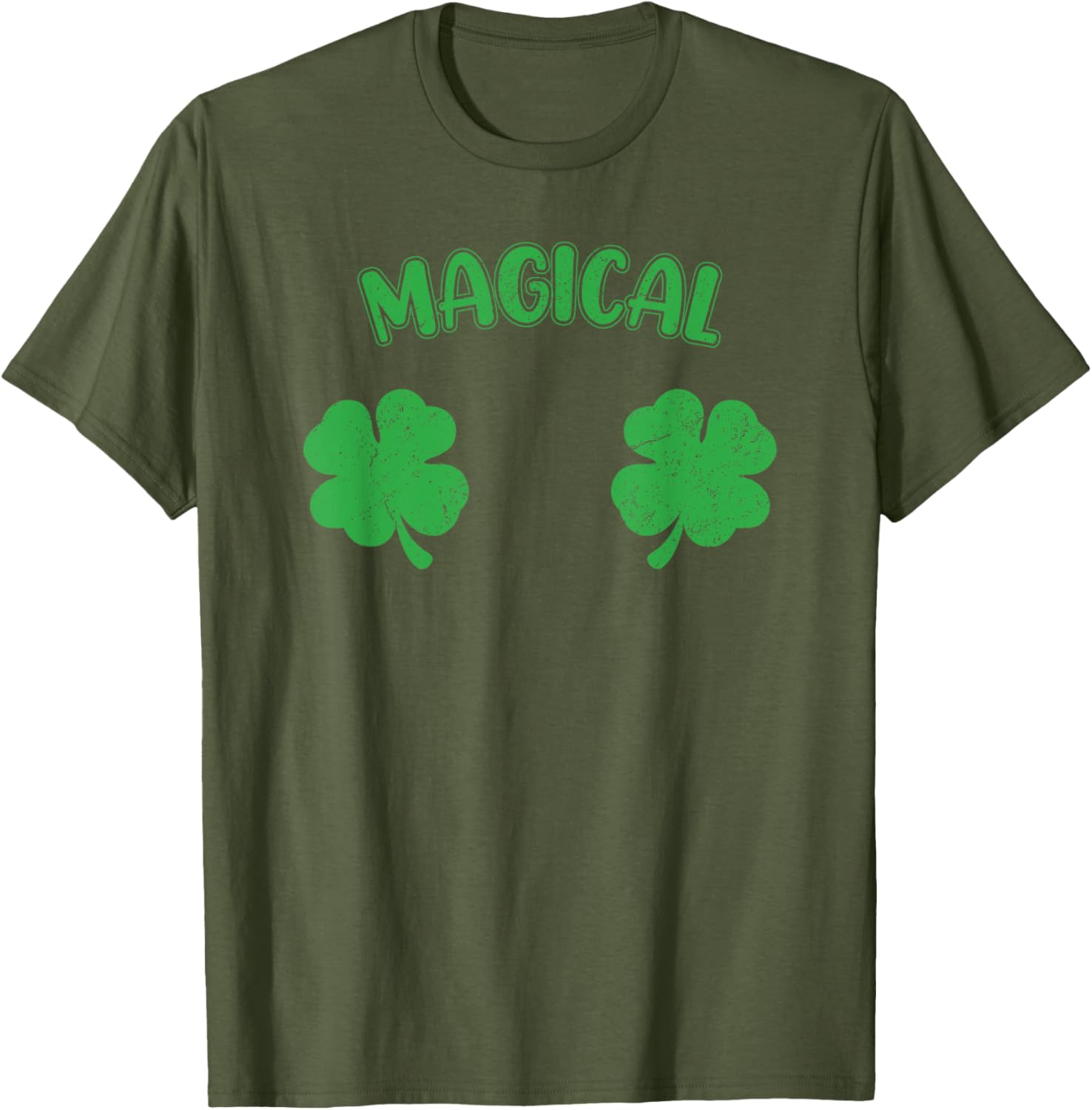 St Patricks Day Shamrock Boobs T-Shirt - Fun Irish Apparel for All - 24