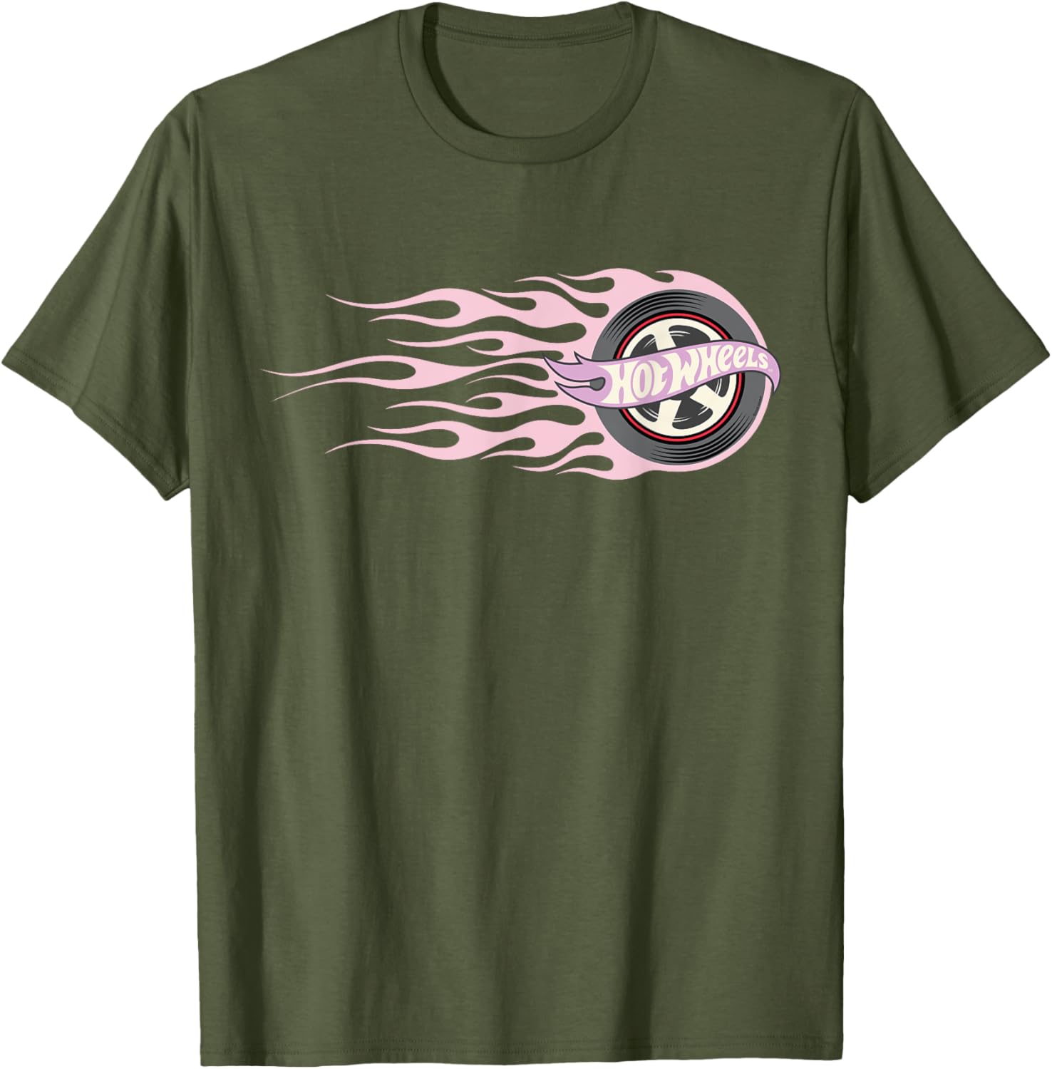 Hot Wheels Pink Flaming Tire T-Shirt for Fun and Stylish Adventures - 5