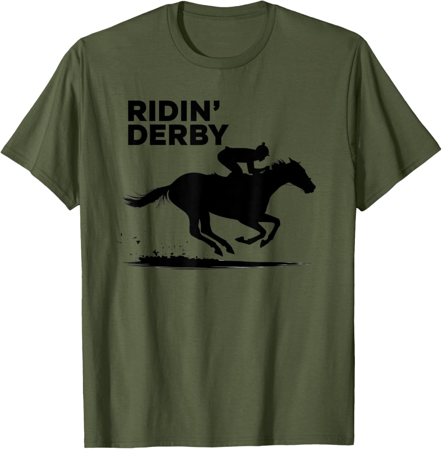 Ridin' Derby T-Shirt for Horse Racing Fans - Perfect for Enthusiasts! - 7