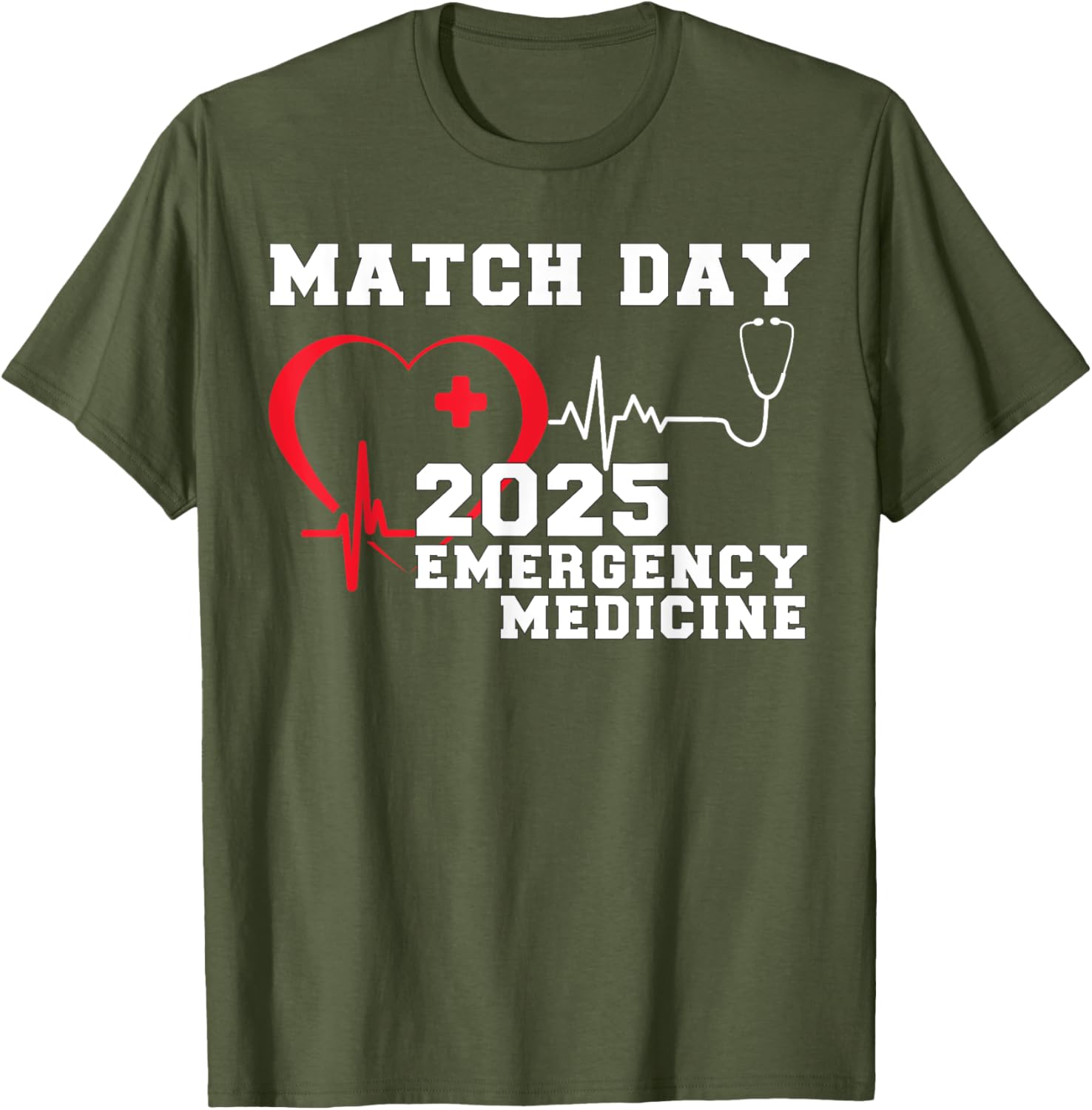 Match Day 2025 Emergency Medicine Residency T-Shirt for Medical Students - 10