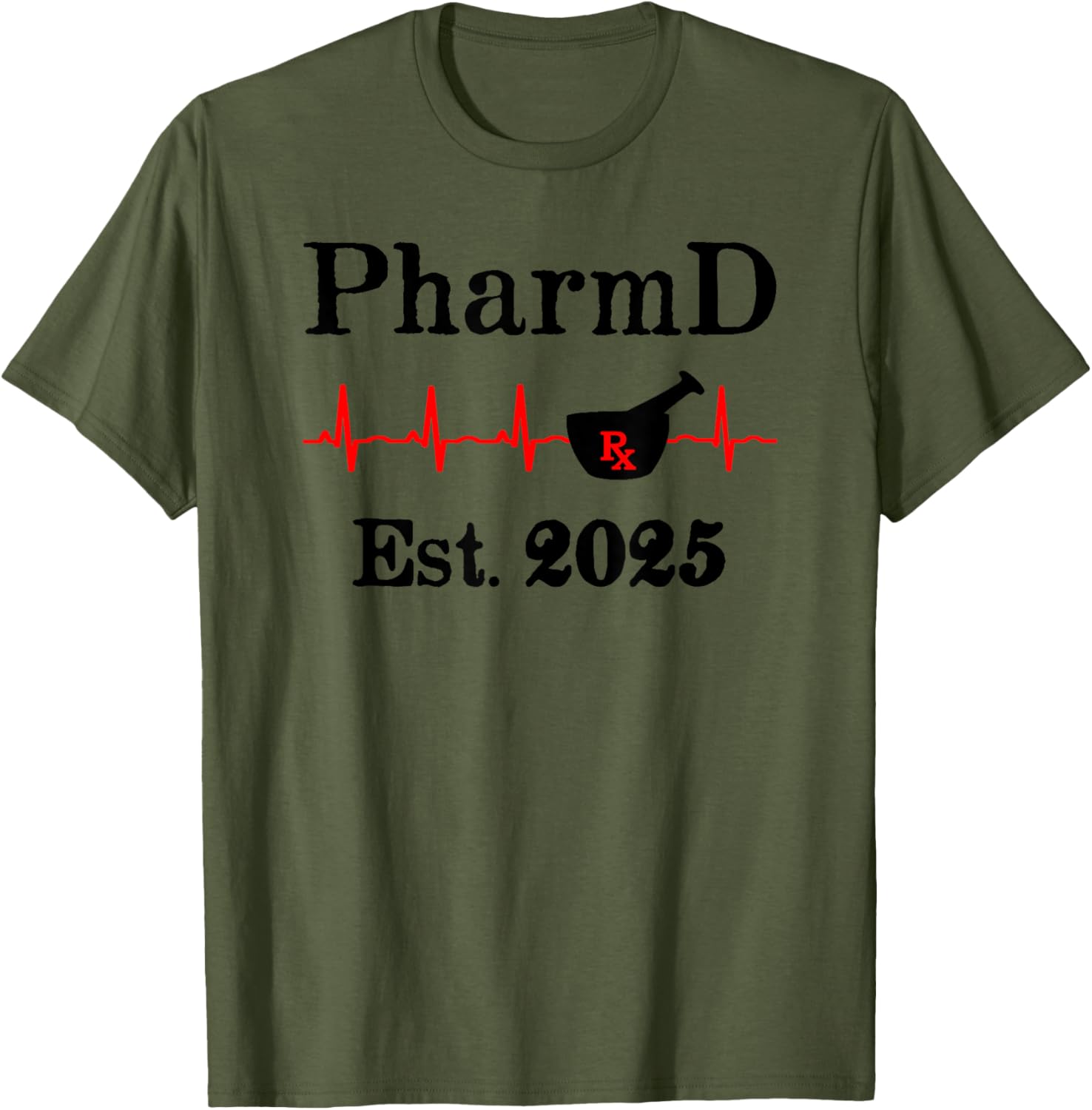 PharmD Est 2025 Graduation T-Shirt for Doctor of Pharmacy Grads - 9