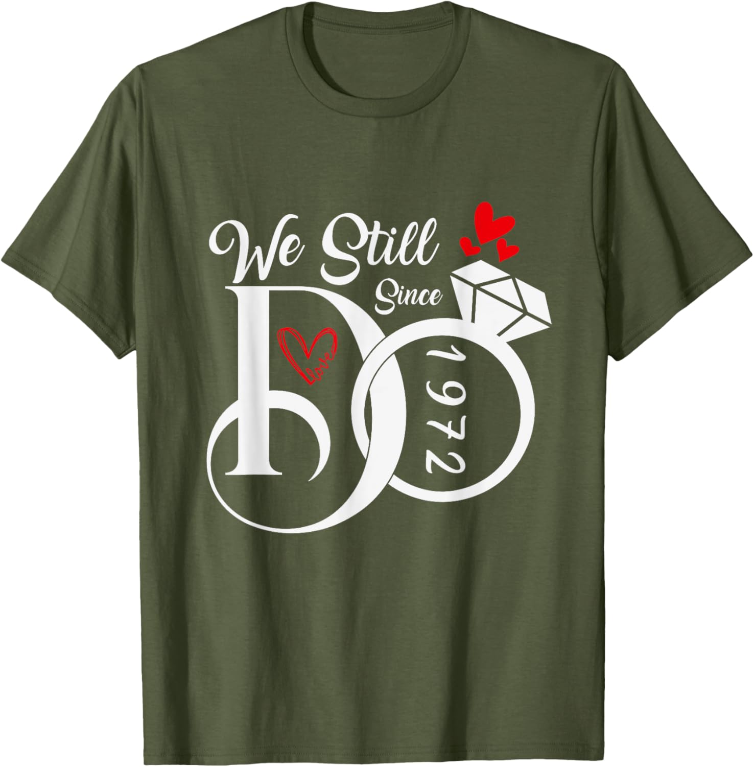 We Still Do 1972 Wedding Anniversary T-Shirt for Couples and Family - 10