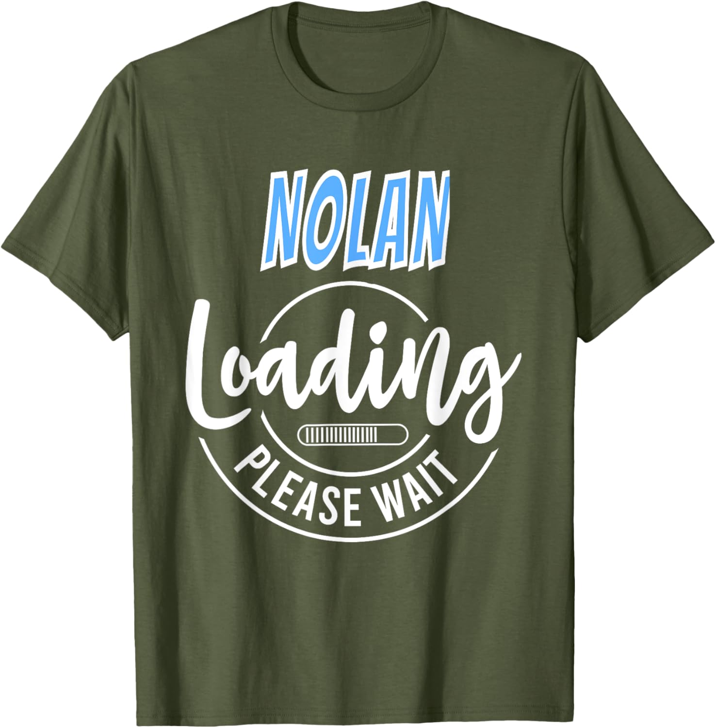 Nolan Custom Personalized Baby Boy Loading T-Shirt for Baby Showers - 2