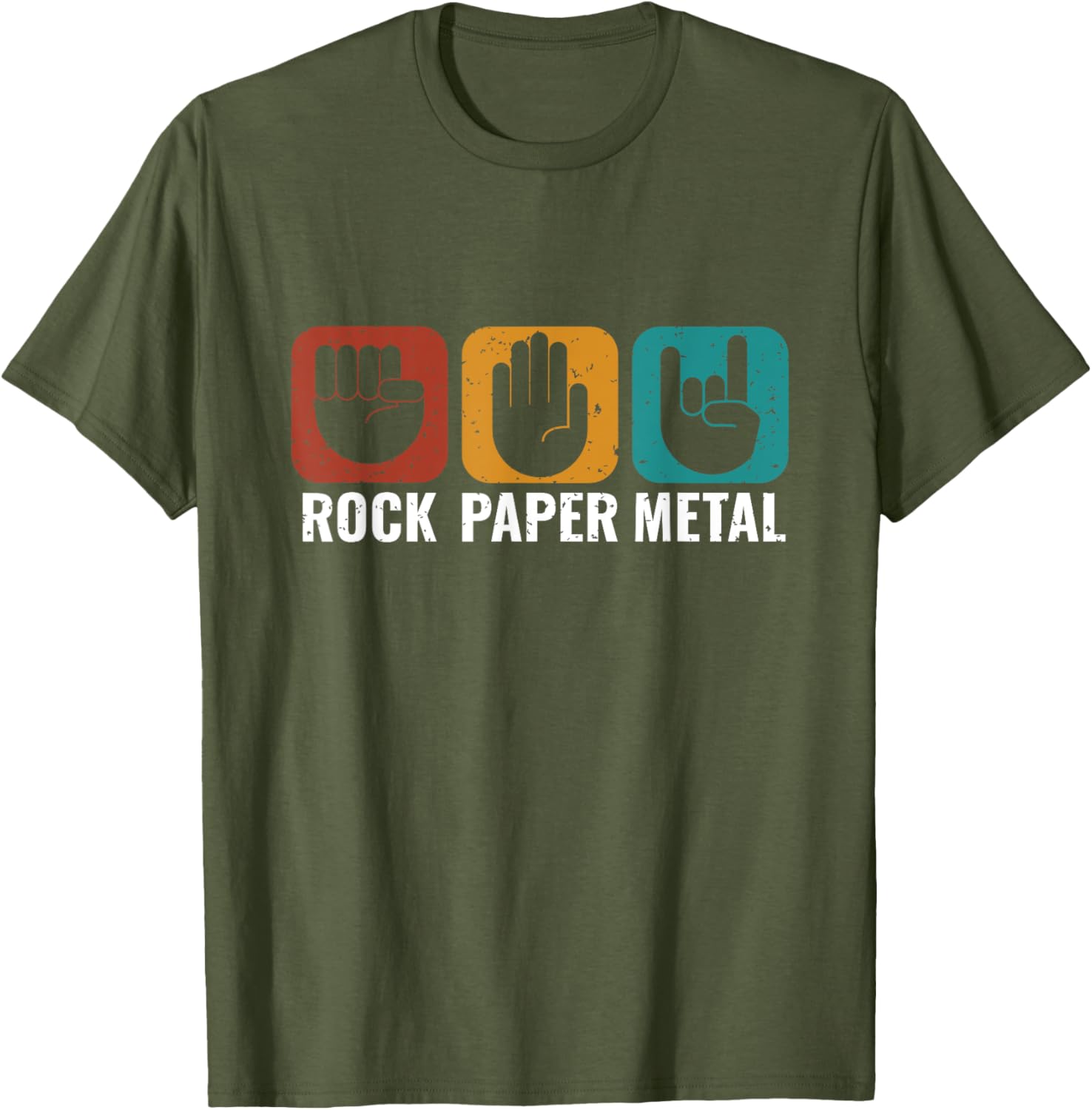 Rock Paper Metal T-Shirt for Metal Fans - Ultimate Music Lover Gift - 10