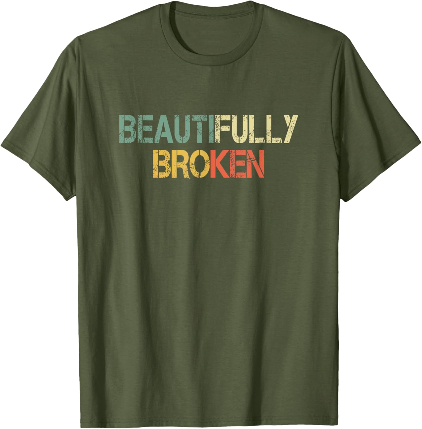 Retro Christian Beautifully Broken T-Shirt for Faith and Style Lovers - 13
