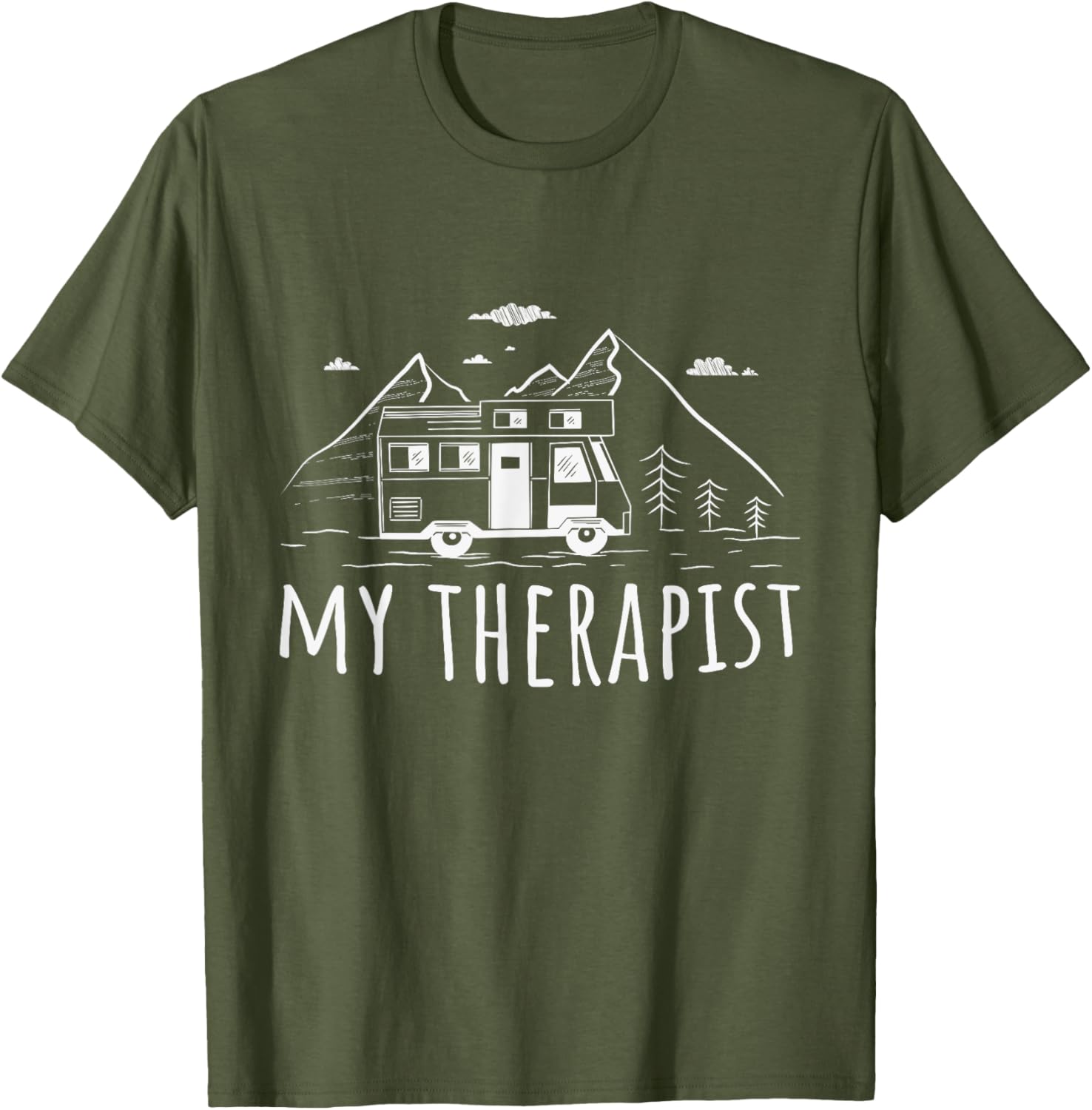 Camping Caravan My Therapist T-Shirt for Outdoor Adventure Lovers - 9