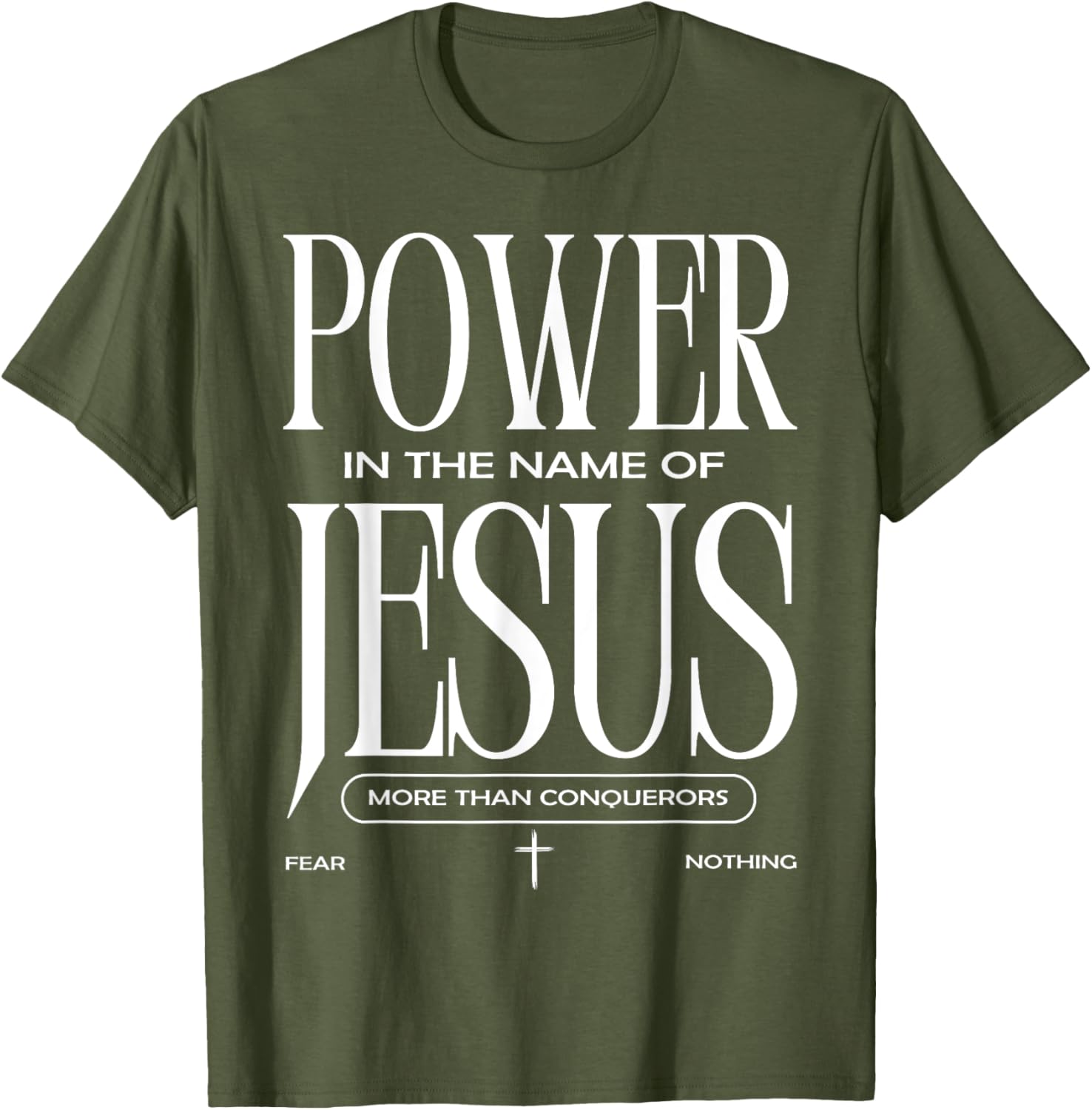 Power In The Name Of Jesus T-Shirt Faith Inspired Christian Apparel - 9