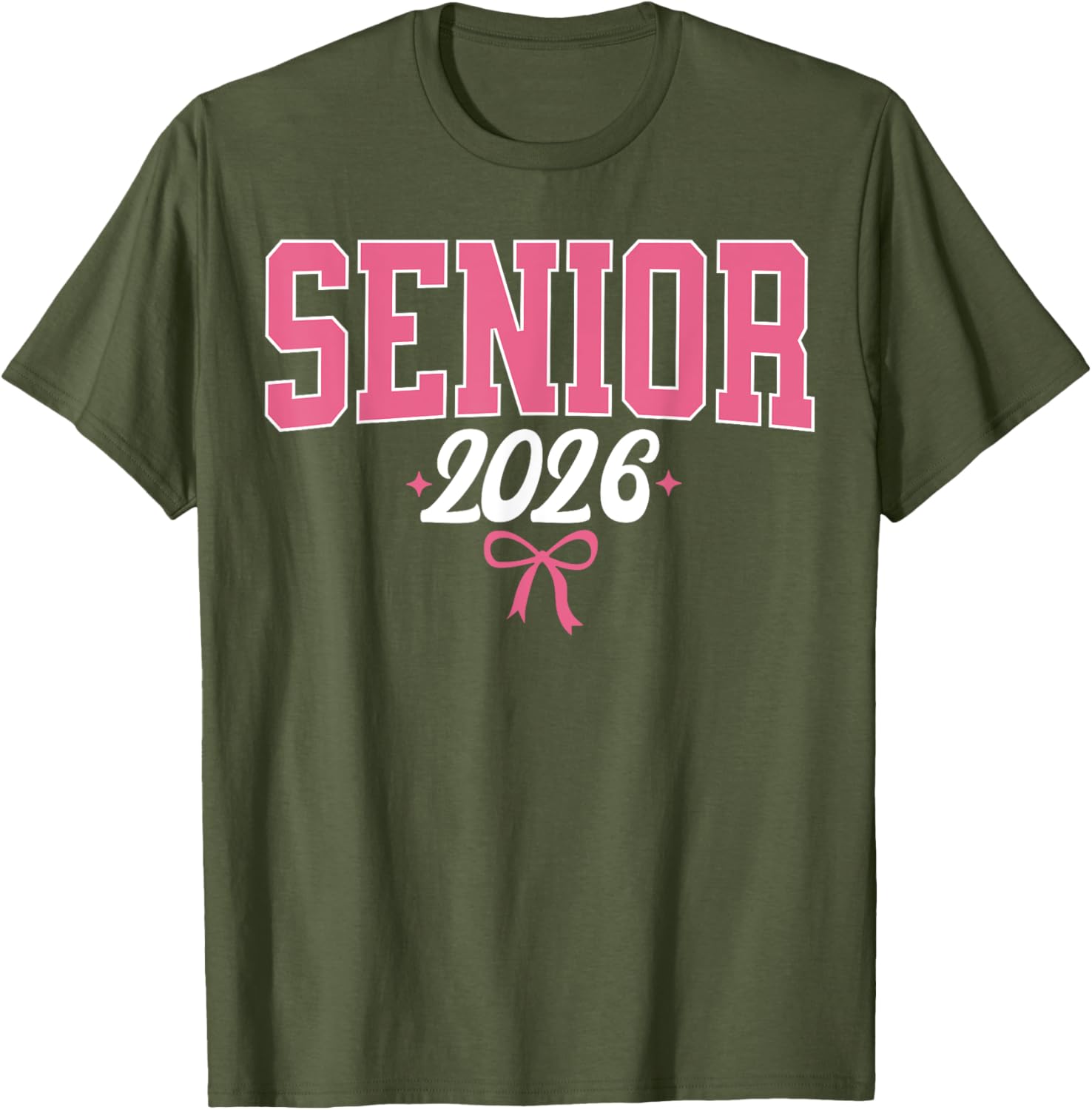 Pink Coquette Bow Graduation T-Shirt for Women Class of 2026 - 11