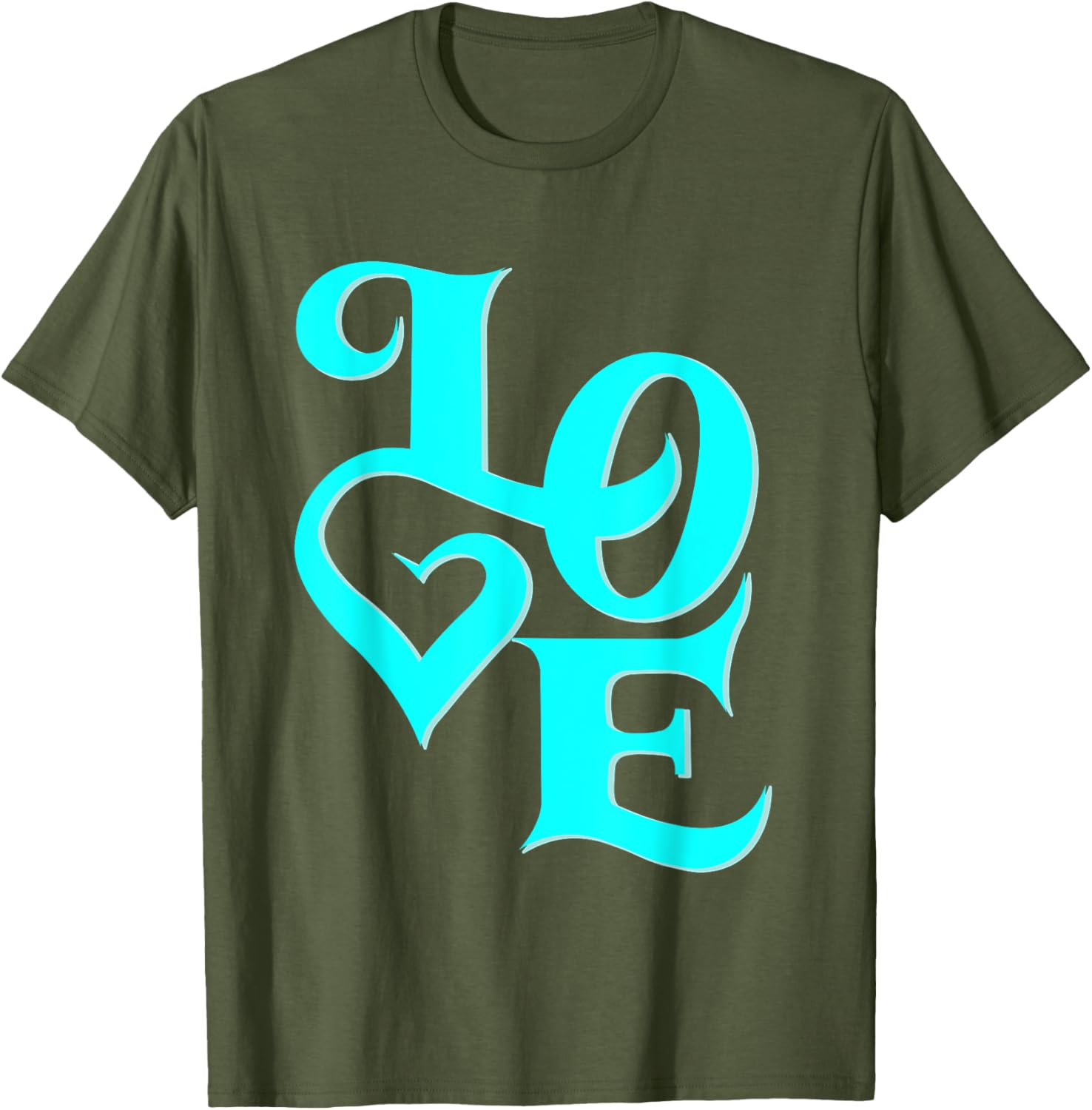 Stylish Turquoise Graphic T-Shirt Perfect for Fashionable Outfits - 23