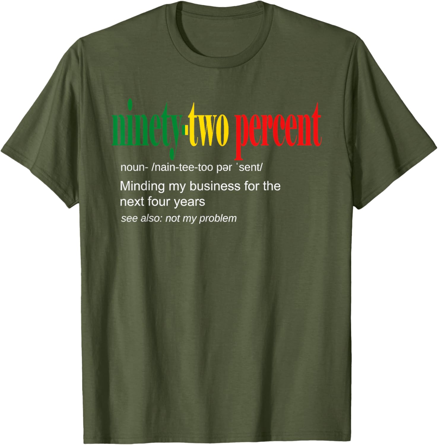 92% Black Women Minding My Business T-Shirt for Confident Style - 16
