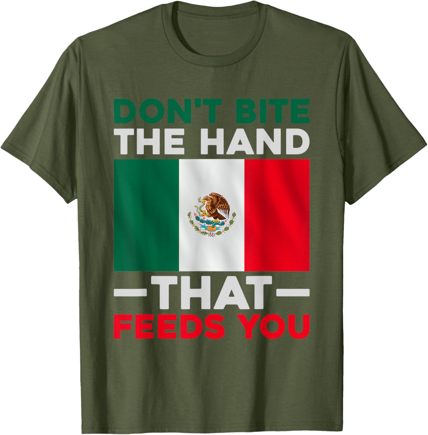 Don't Bite the Hand That Feeds You Immigration Ice Raids T-Shirt - 26