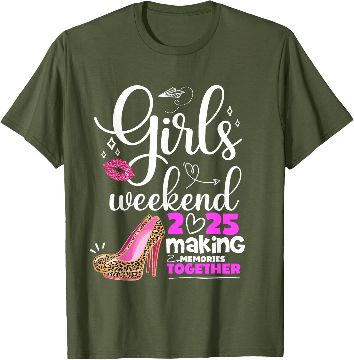 Girls Weekend 2025 Matching T-Shirt for Fun Girls Trip Vibes - 18