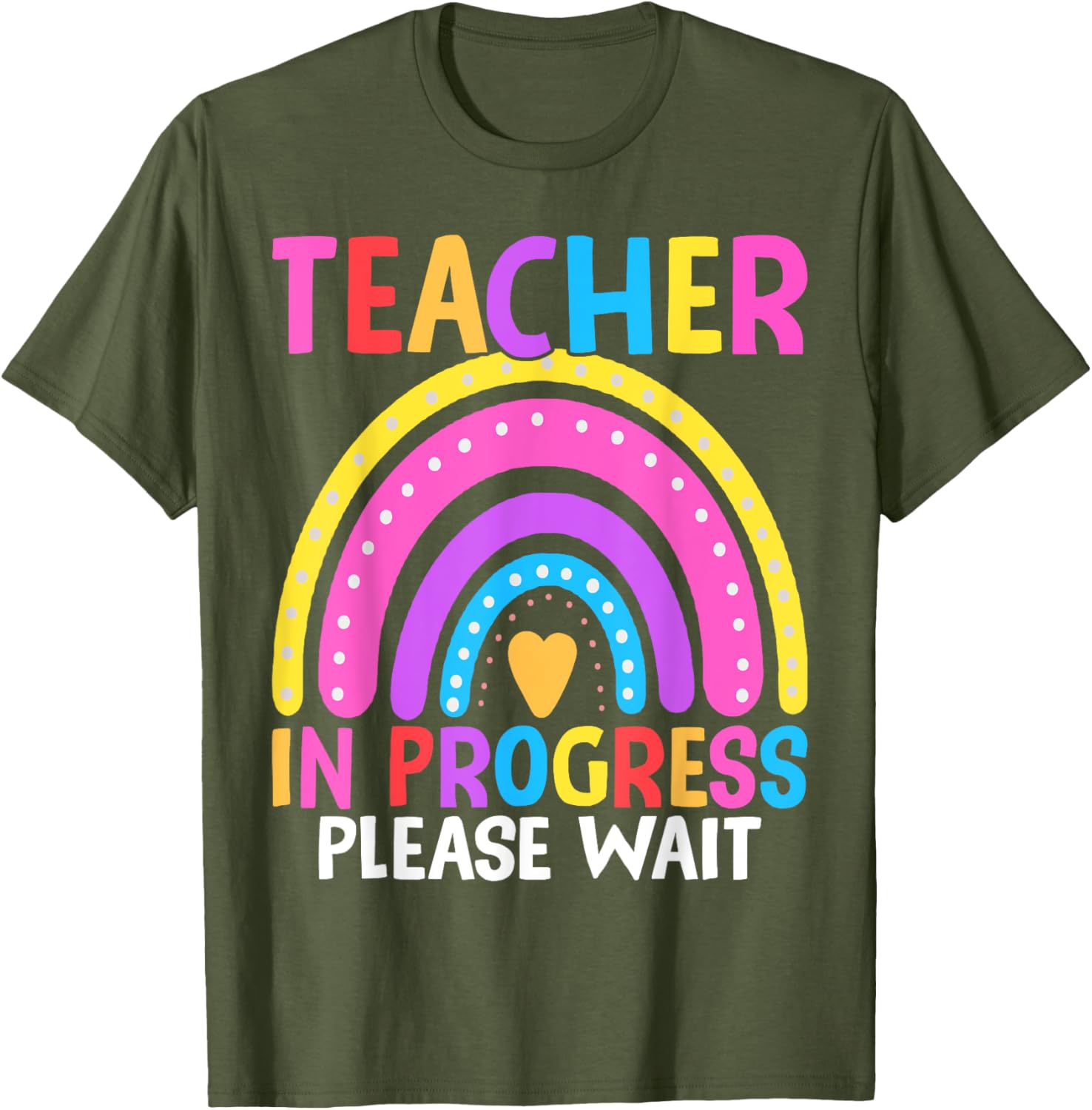 Funny Teacher in Progress T-Shirt for Future Educators - Cute Gift Idea - 1