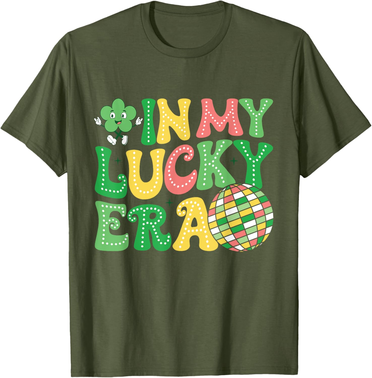 Funny St Patricks Day Shamrock T-Shirt for Kids - Lucky Era Design - 1