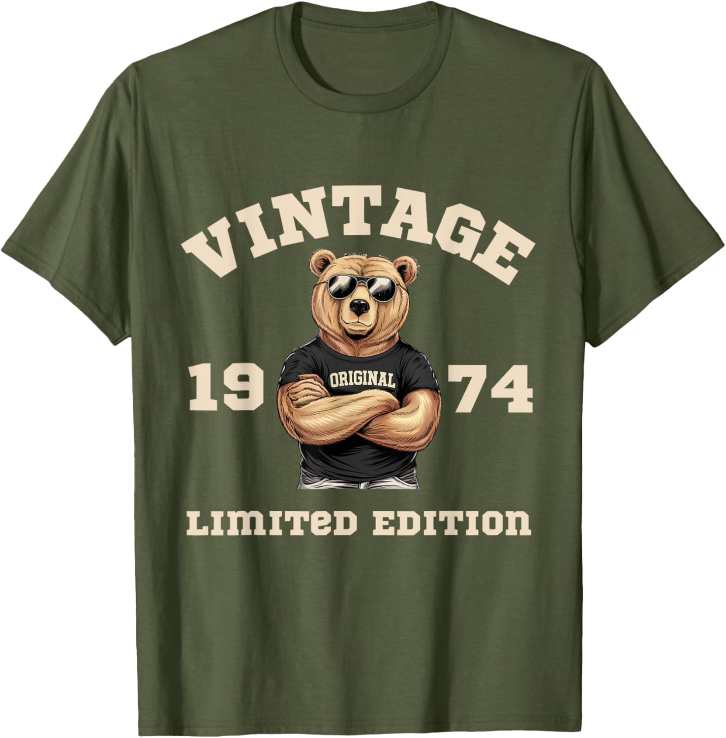 Mens Vintage 51st Birthday Teddy Bear T-Shirt 1974 Gift Idea - 9
