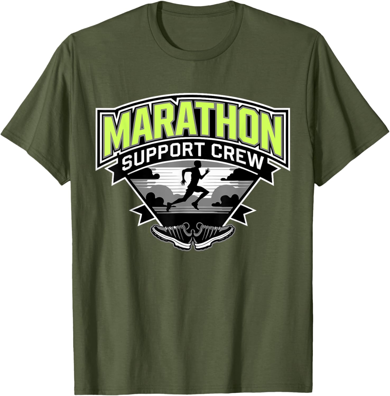 Funny Marathon Support Crew T-Shirt for Men and Women, Perfect Gift - 6