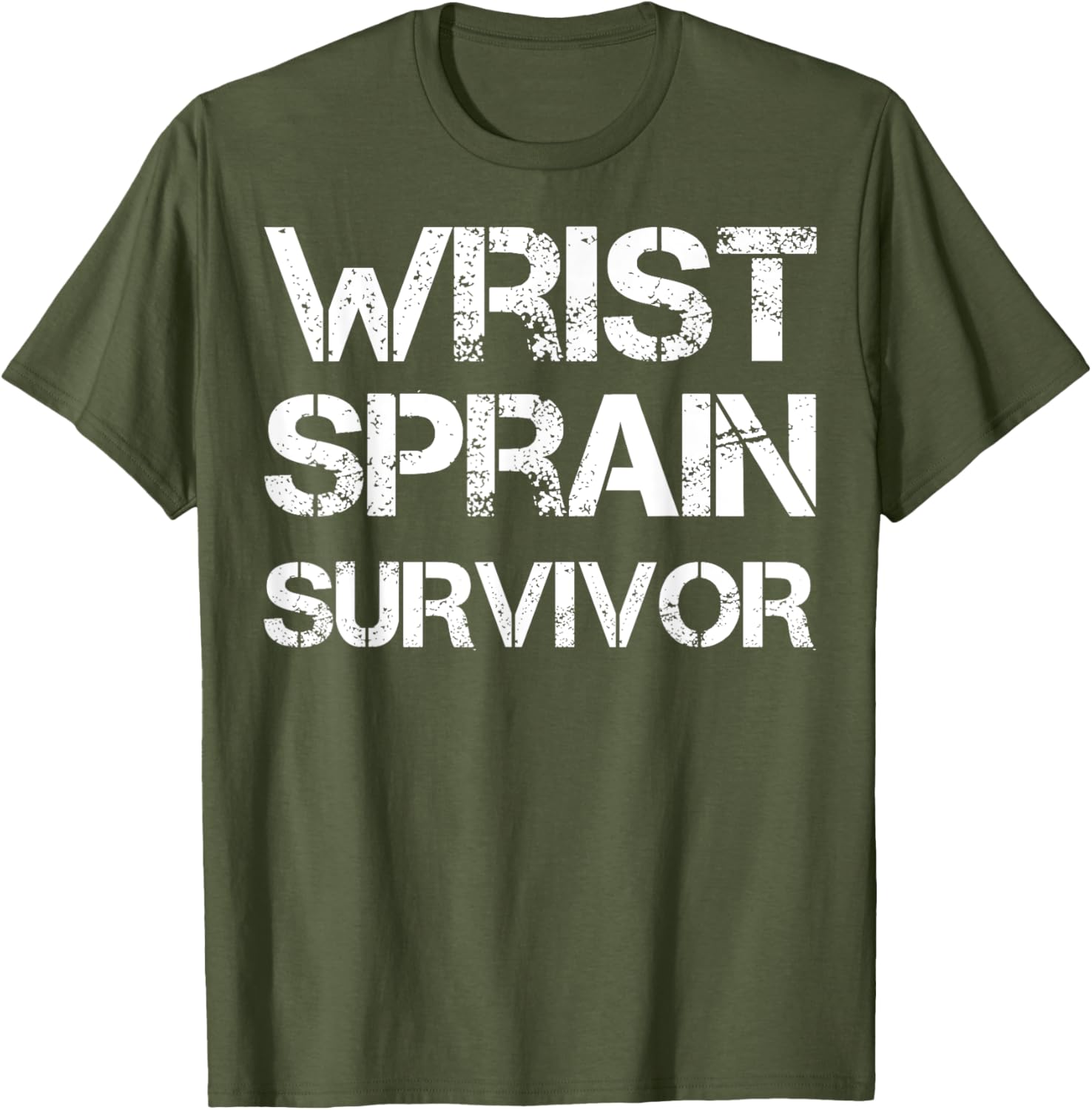 Wrist Sprain Survivor T-Shirt for Comfort and Recovery Support - 9