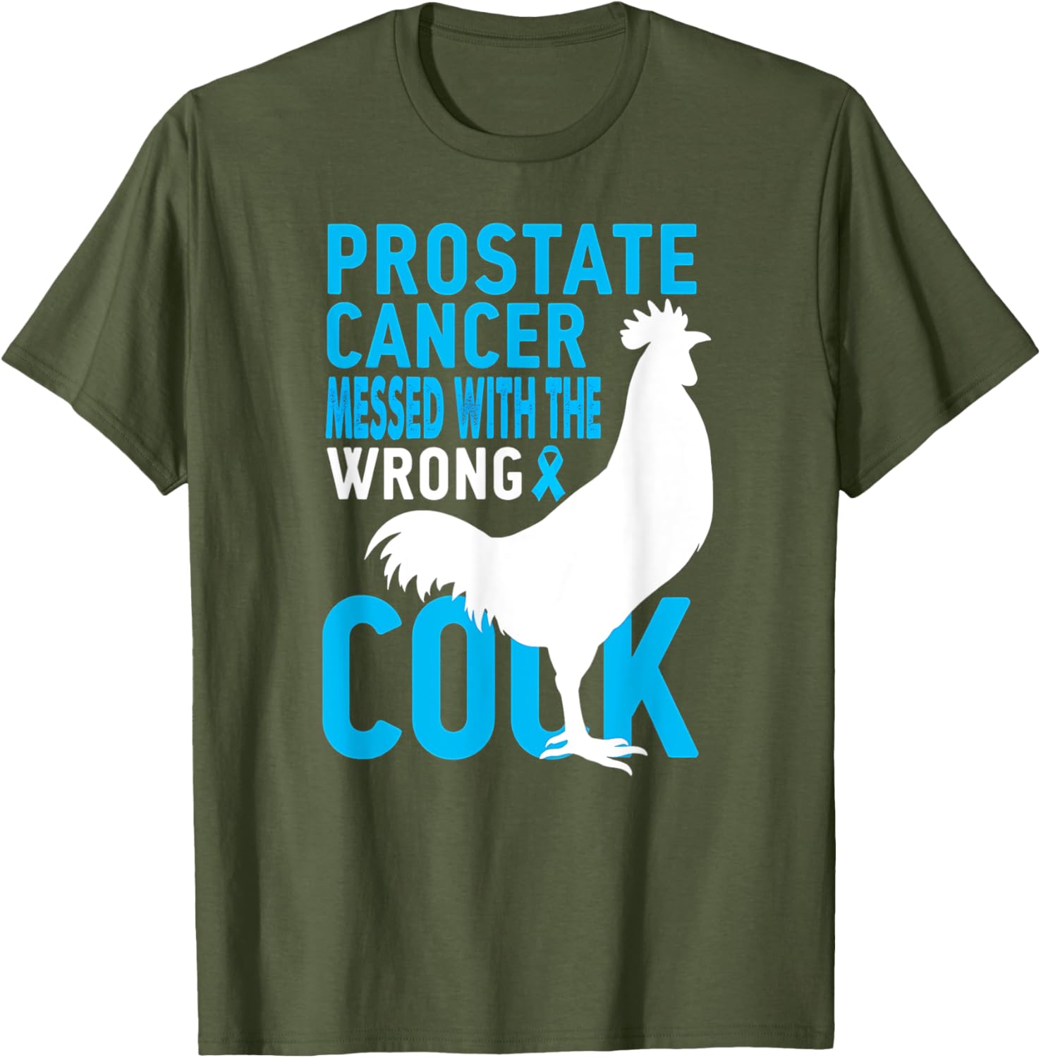 Humor Prostate Cancer Fighter Warrior T-Shirt for Support and Strength - 3