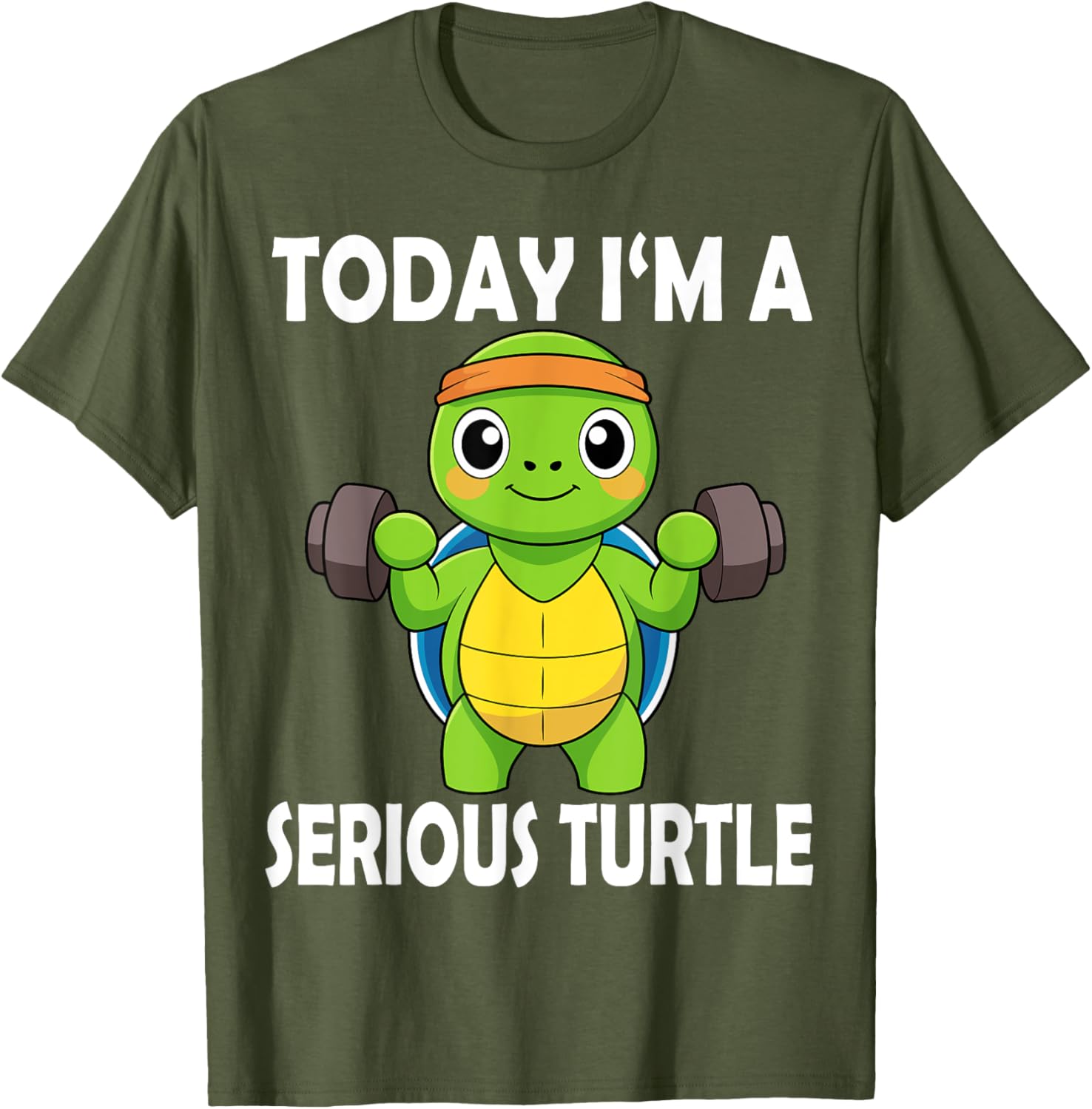 Serious Turtle Funny Fitness Gym T-Shirt for Weightlifting Enthusiasts - 3
