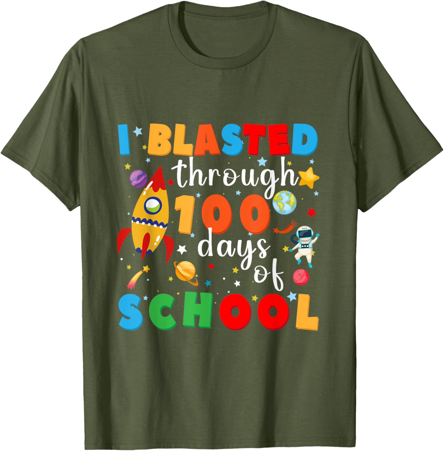 Celebrate 100 Days of School with Our Fun Teacher T-Shirt for Staff - 7