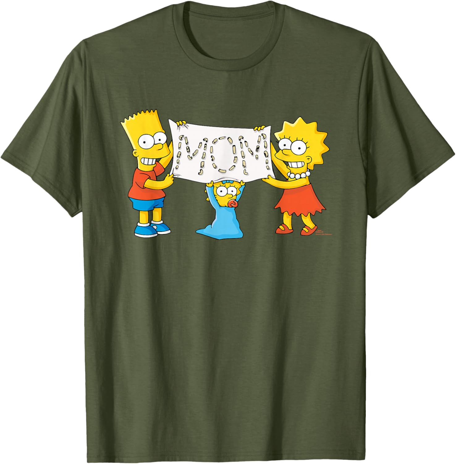 The Simpsons Macaroni Art T-Shirt Perfect Mother's Day Birthday Gift - 15