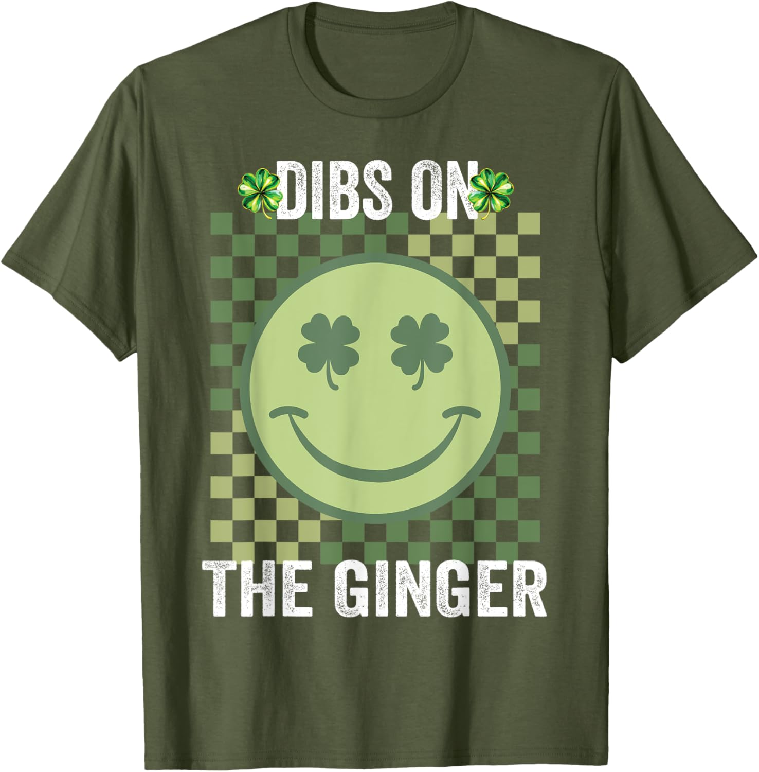 Dibs on the Ginger St Patrick's Shamrock T-Shirt for Women and Girls - 21