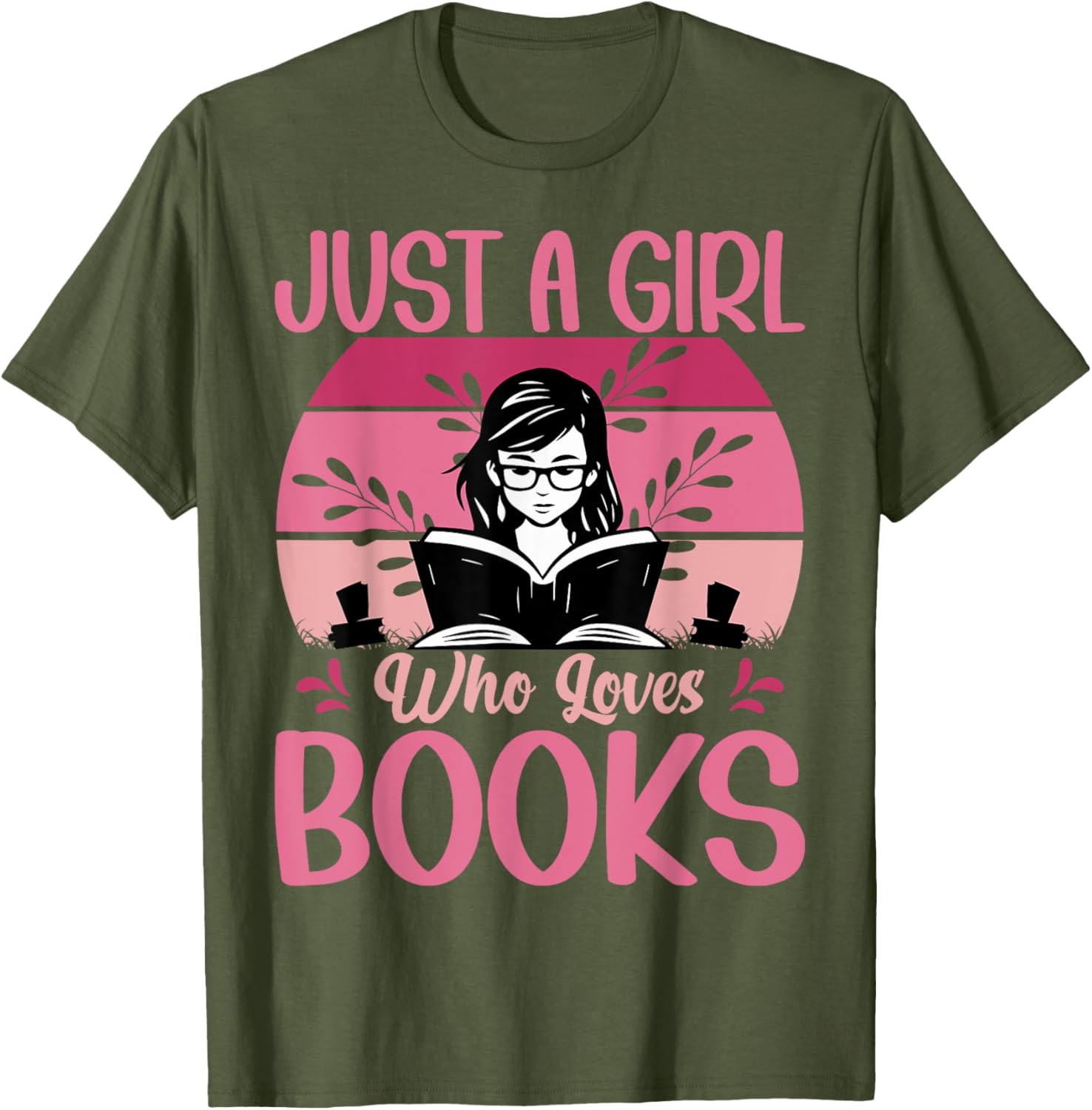 Just A Girl Who Loves Books Funny T-Shirt for Book Lovers - 15
