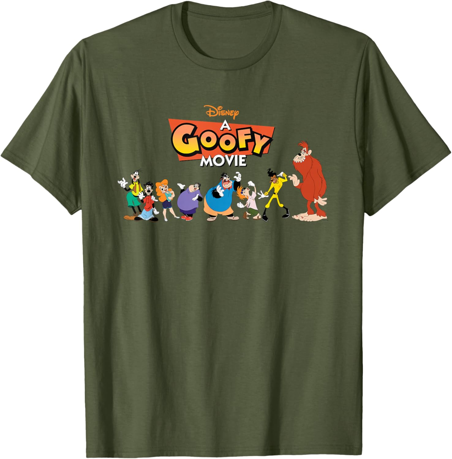 Disney A Goofy Movie 30th Anniversary Character Logo T-Shirt for Fans - 10