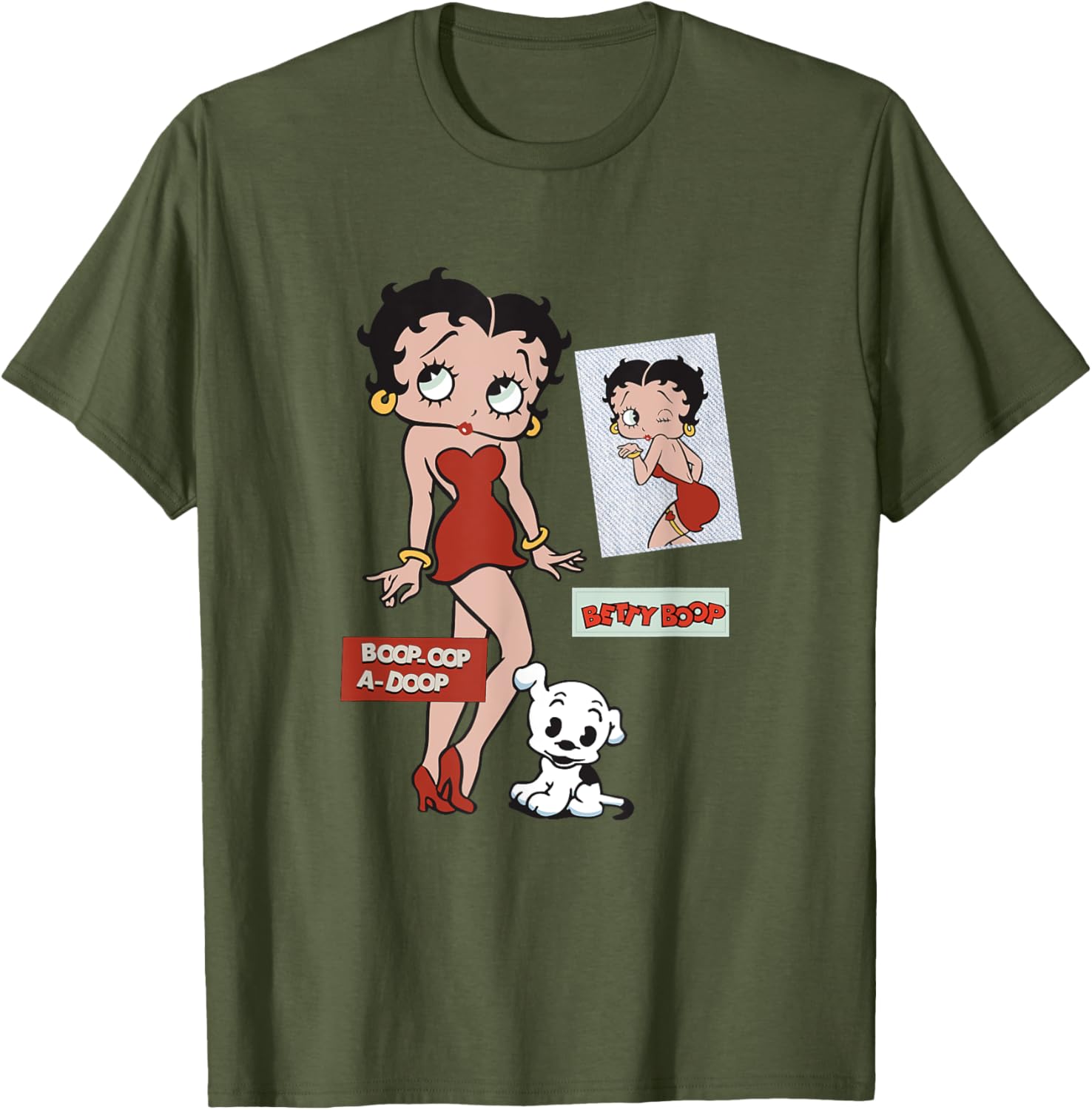 Betty Boop Picture Perfect Patches T-Shirt for Fun Fashion Lovers - 1