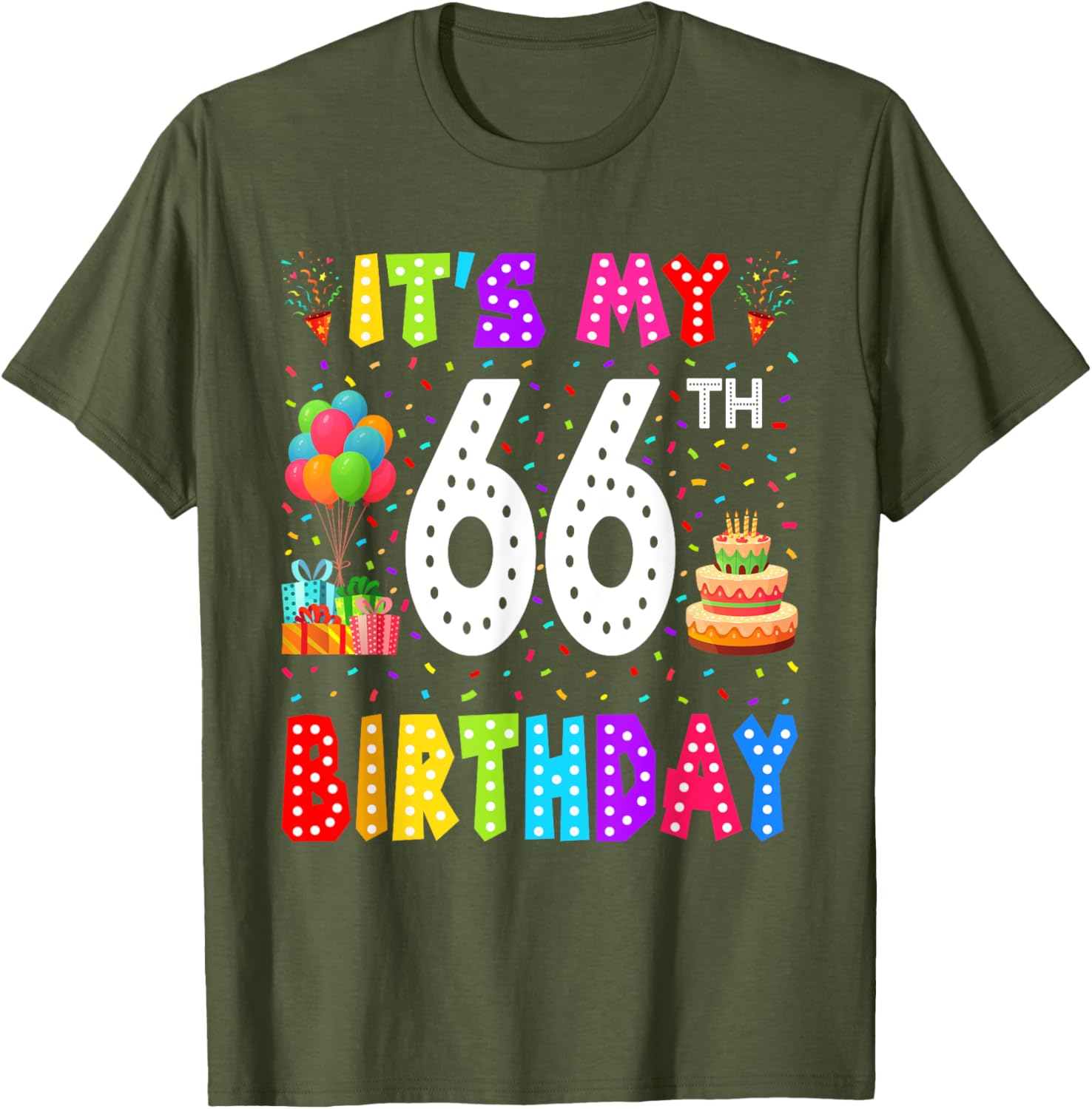 Funny 66th Birthday T-Shirt for Men and Women - Perfect Gift Idea - 13