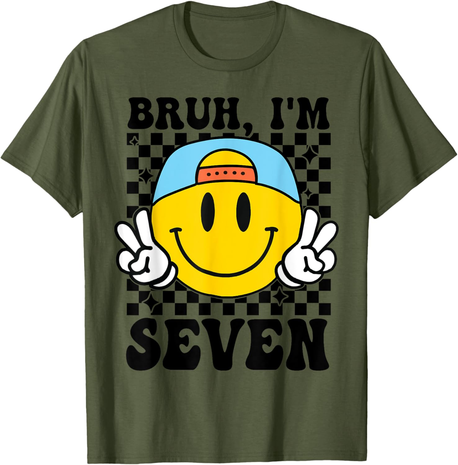 Groovy 7th Birthday T-Shirt for Boys and Girls - Fun Party Gift - 15