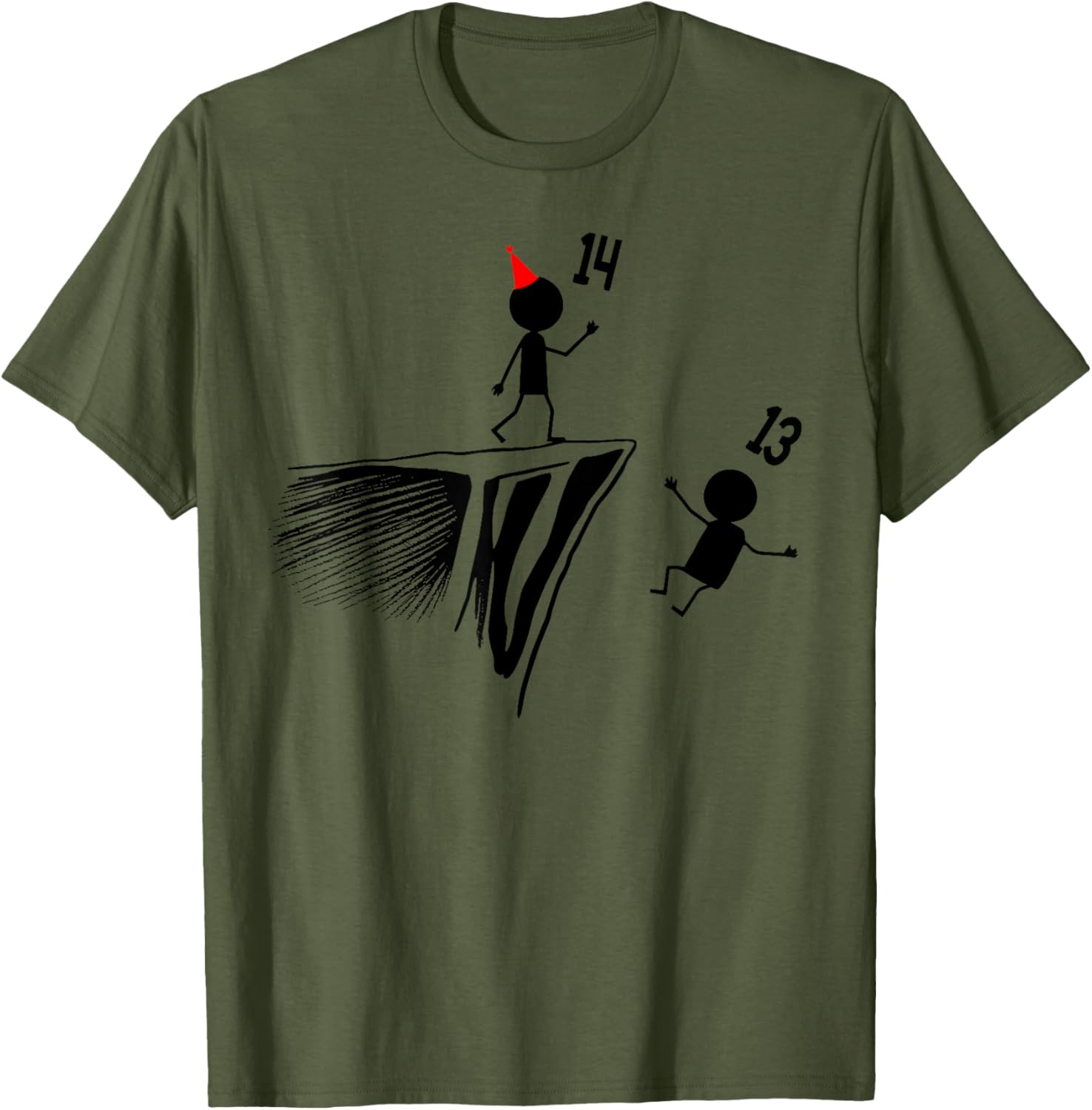 Funny 14th Birthday T-Shirt for Teens - Celebrate 14 Years Old in Style - 17