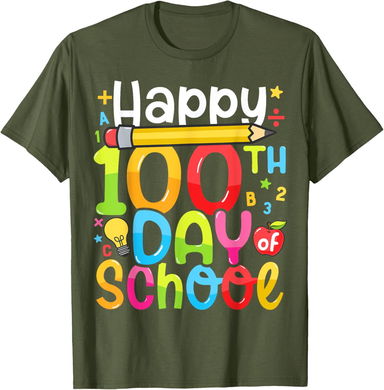 Happy 100th Day of School T-Shirt for Kids and Teachers – Fun Celebration Gear - 11