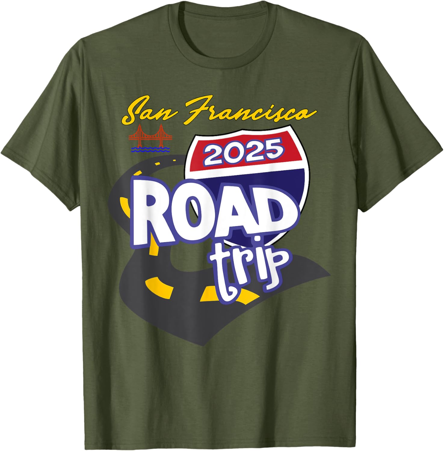 2025 San Francisco Road Trip T-Shirt for Travel Lovers and Adventurers - 9