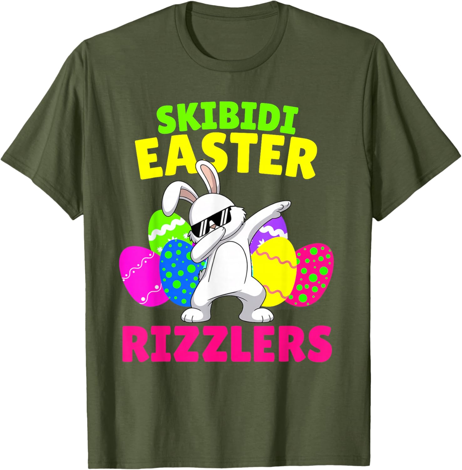 Skibidi Easter T-Shirt for Gen Alpha Tweens - Fun Rizzler Design - 14