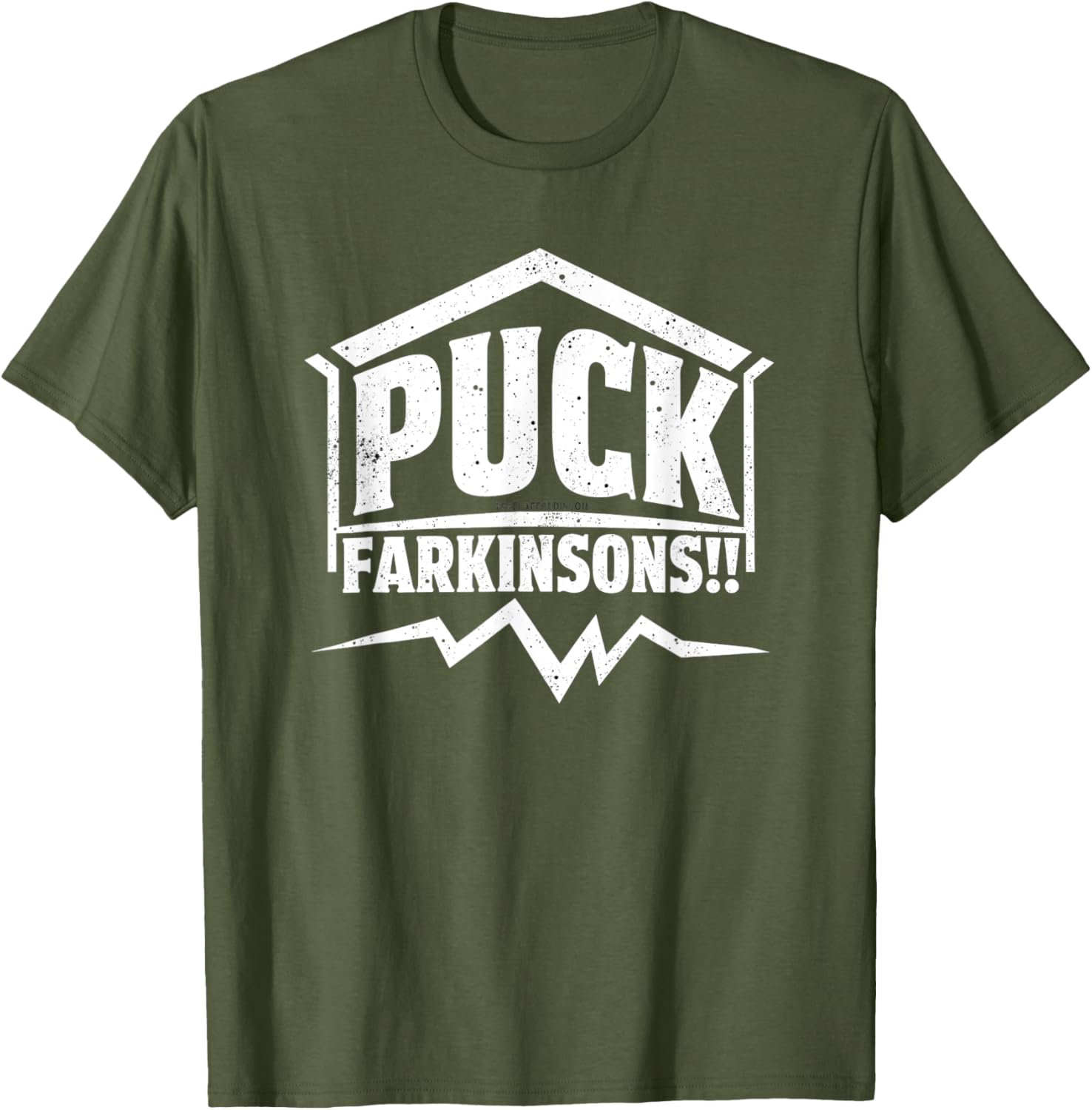 Humor Parkinson's Awareness Puck Farkinsons T-Shirt for Support and Style - 5