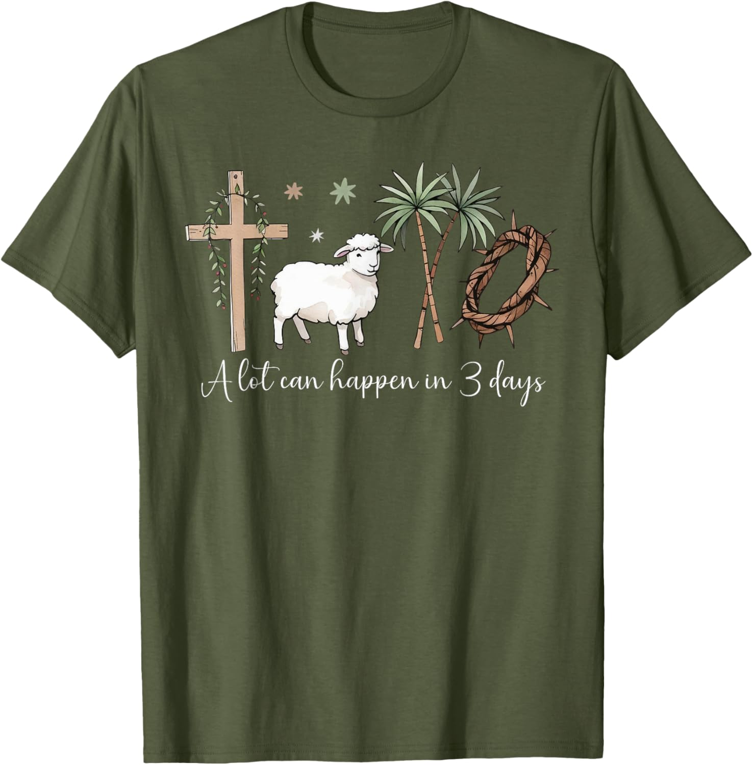 A Lot Can Happen in 3 Days Christian Easter Faith T-Shirt for Jesus Fans - 23