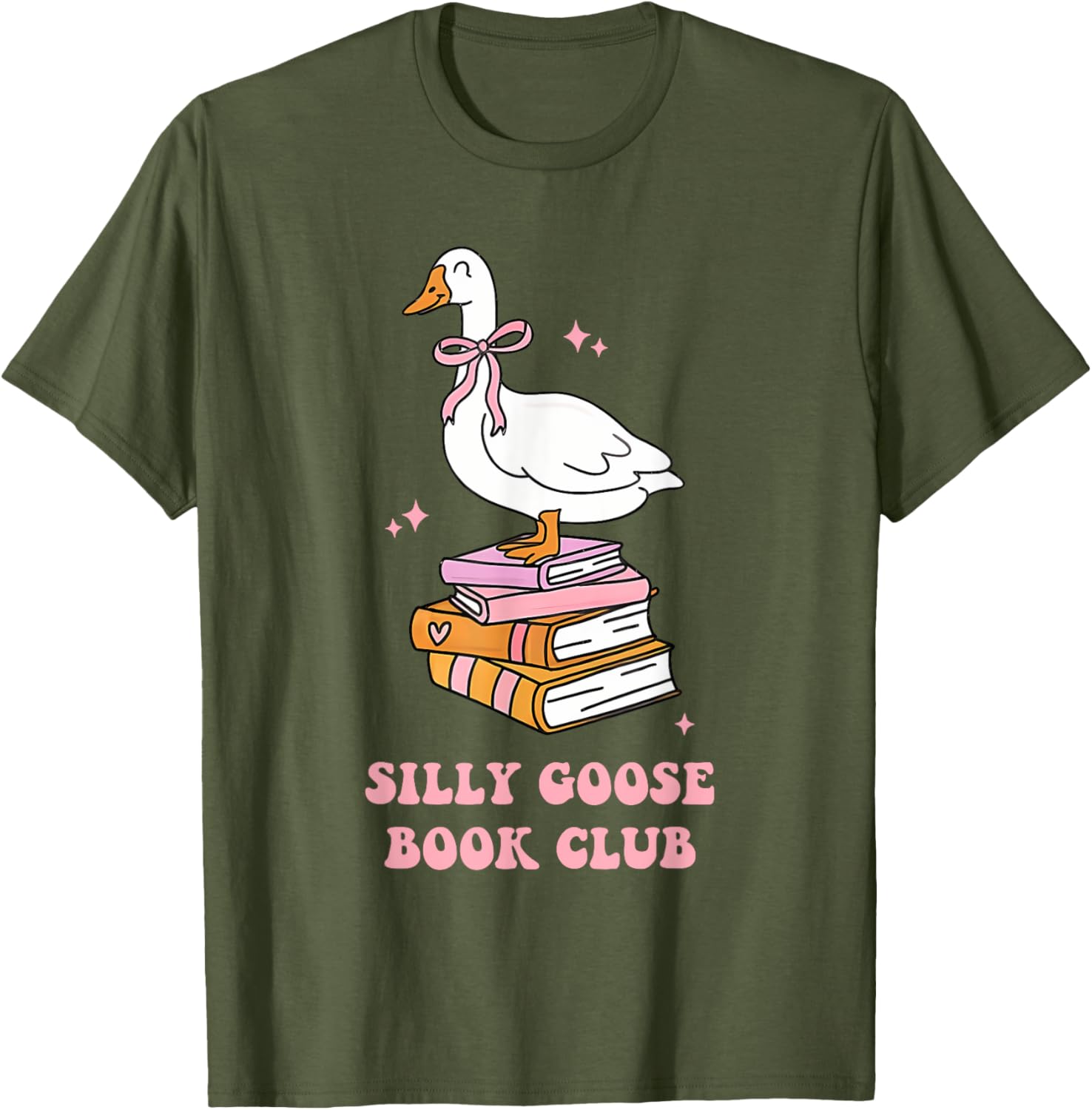 Silly Goose Book Club Funny T-Shirt for Book Lovers and Readers - 2