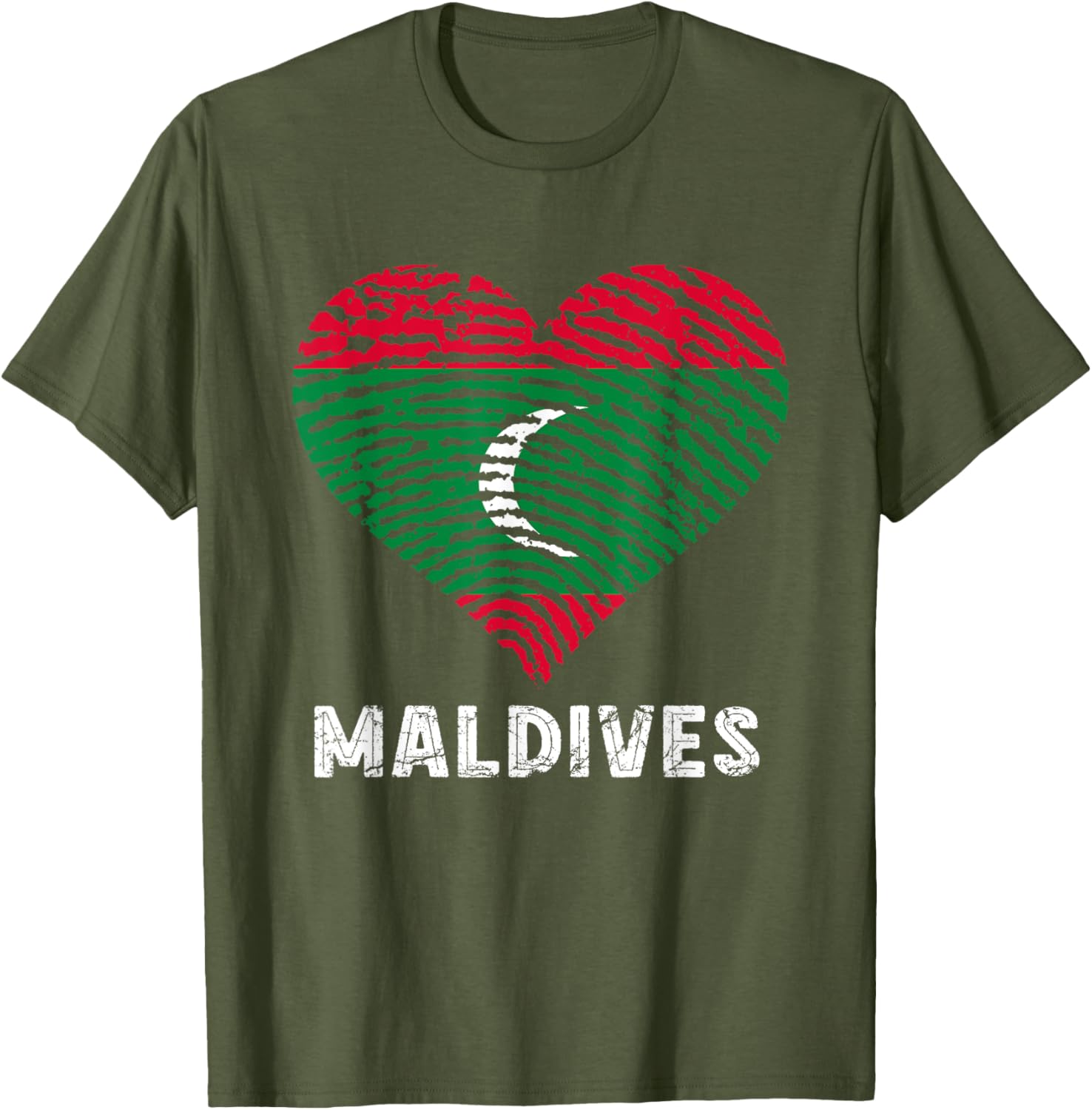 Maldives Pride T-Shirt with Maldivian Flag - Stylish Casual Wear - 3