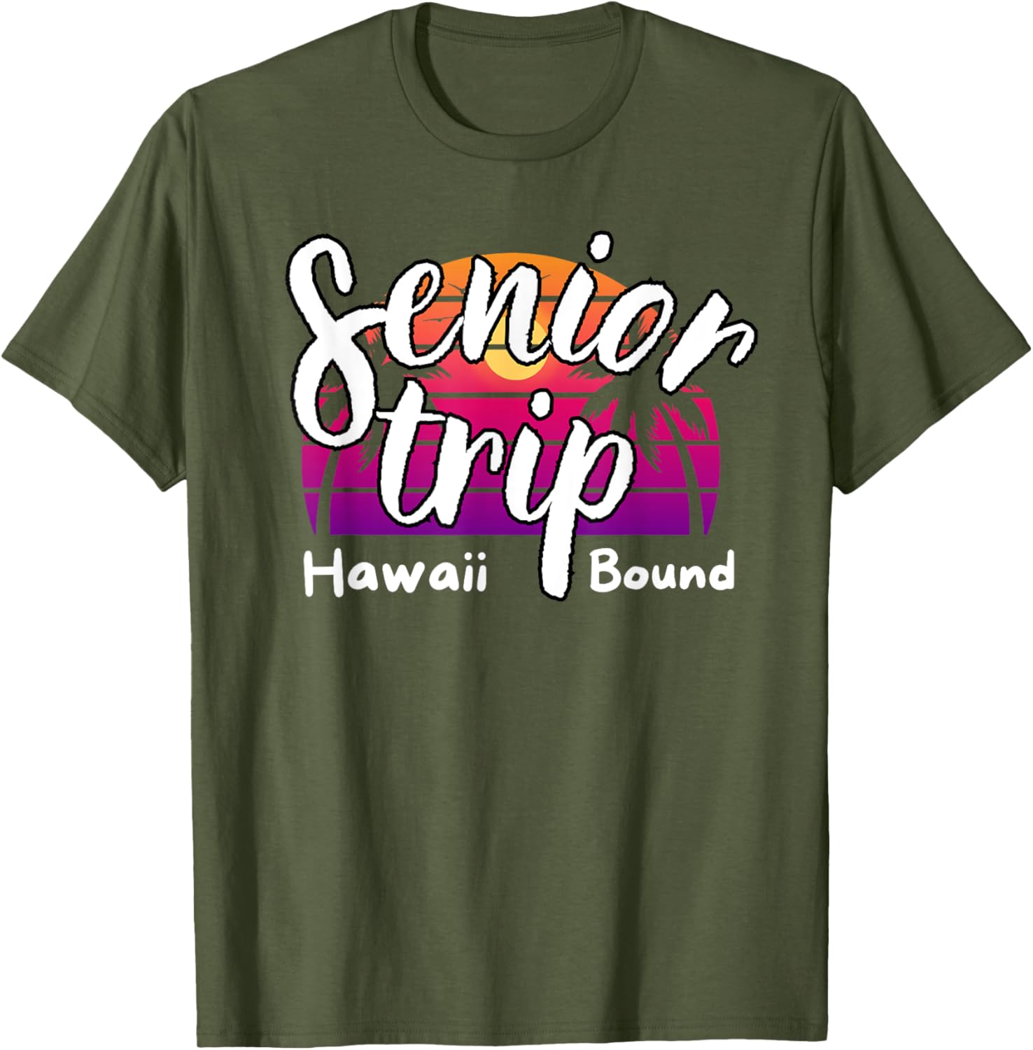 Senior Trip Hawaii Bound Tropical Family Vacation T-Shirt 2025 - 8