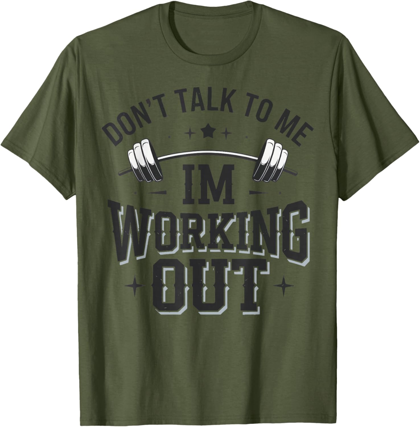 Funny Don't Talk To Me I'm Working Out T-Shirt for Fitness Lovers - 7